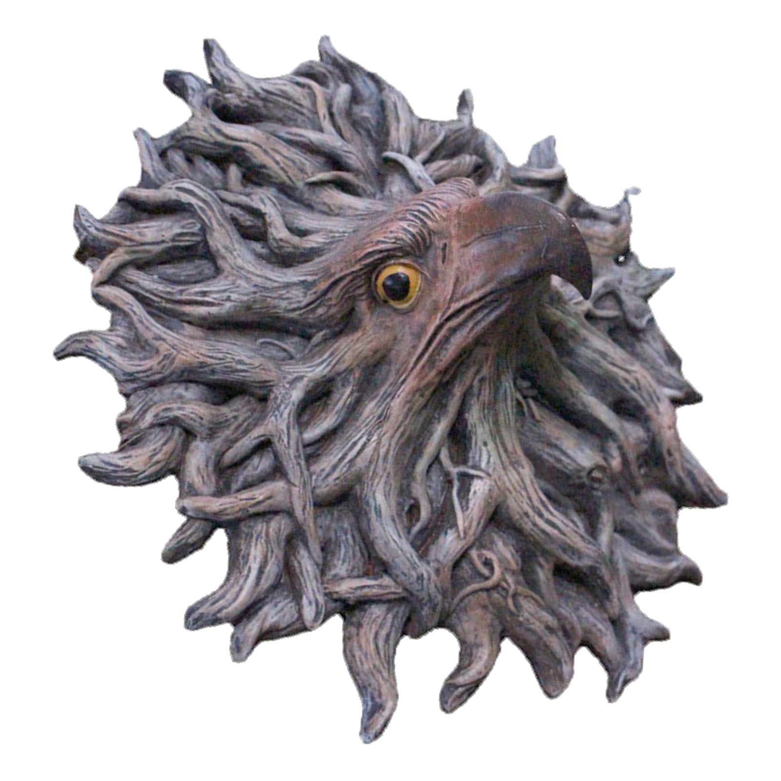 Eagle Head Tree Decor Lifelike Resin Tree Root Eagle Head Pendant Hanging view 6
