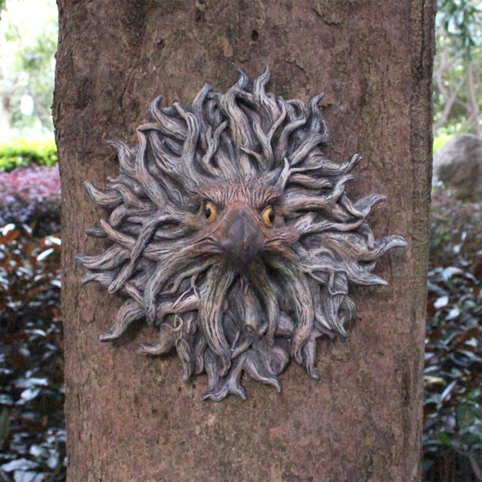 Eagle Head Tree Decor Lifelike Resin Tree Root Eagle Head Pendant Hanging view 9