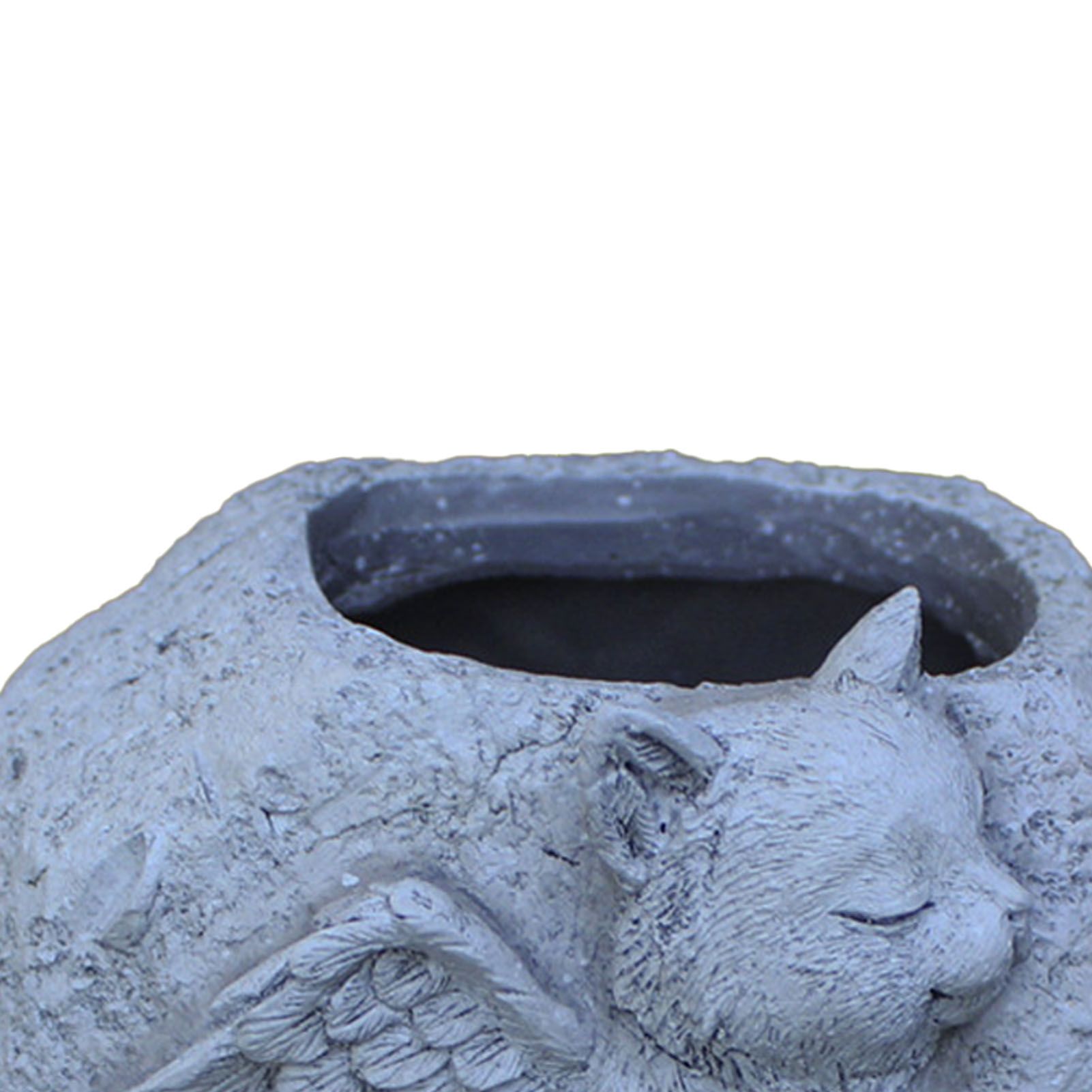 Innovative Angel Cat Succulent Small Planter Pet Memorial Garden Animal view 2