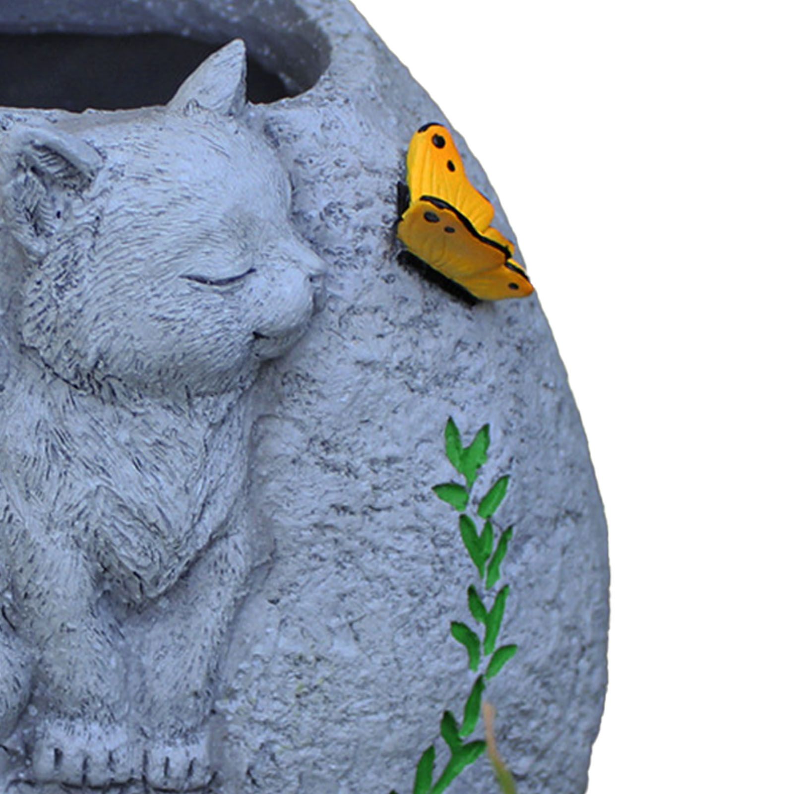 Innovative Angel Cat Succulent Small Planter Pet Memorial Garden Animal view 7