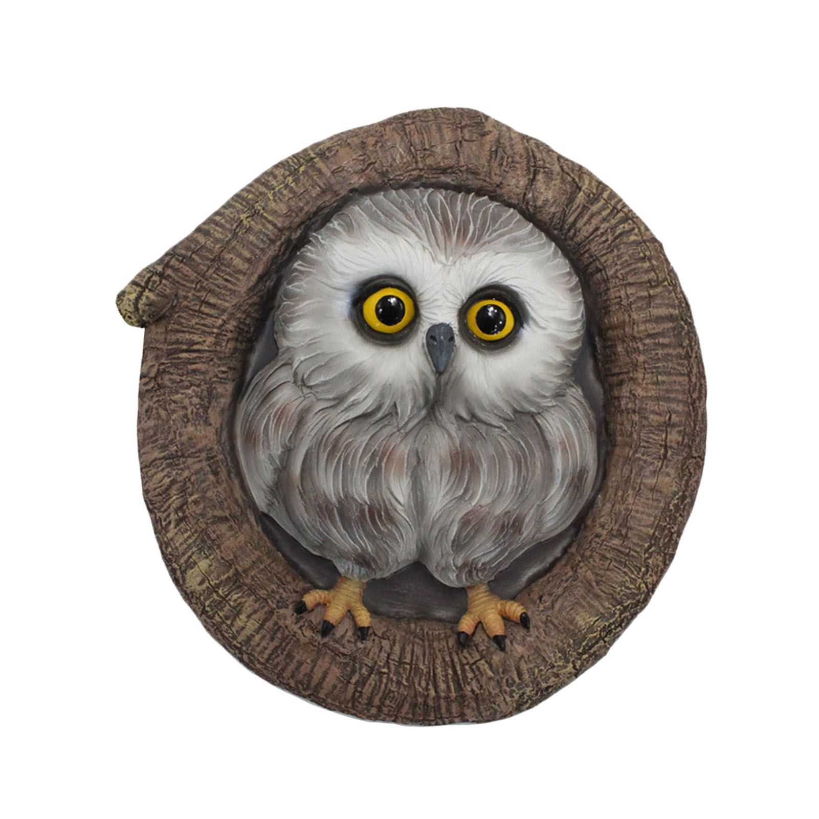 Tree Owl Statue Decoration Innovative Outdoor Garden Animal Tree Decoration — image 1