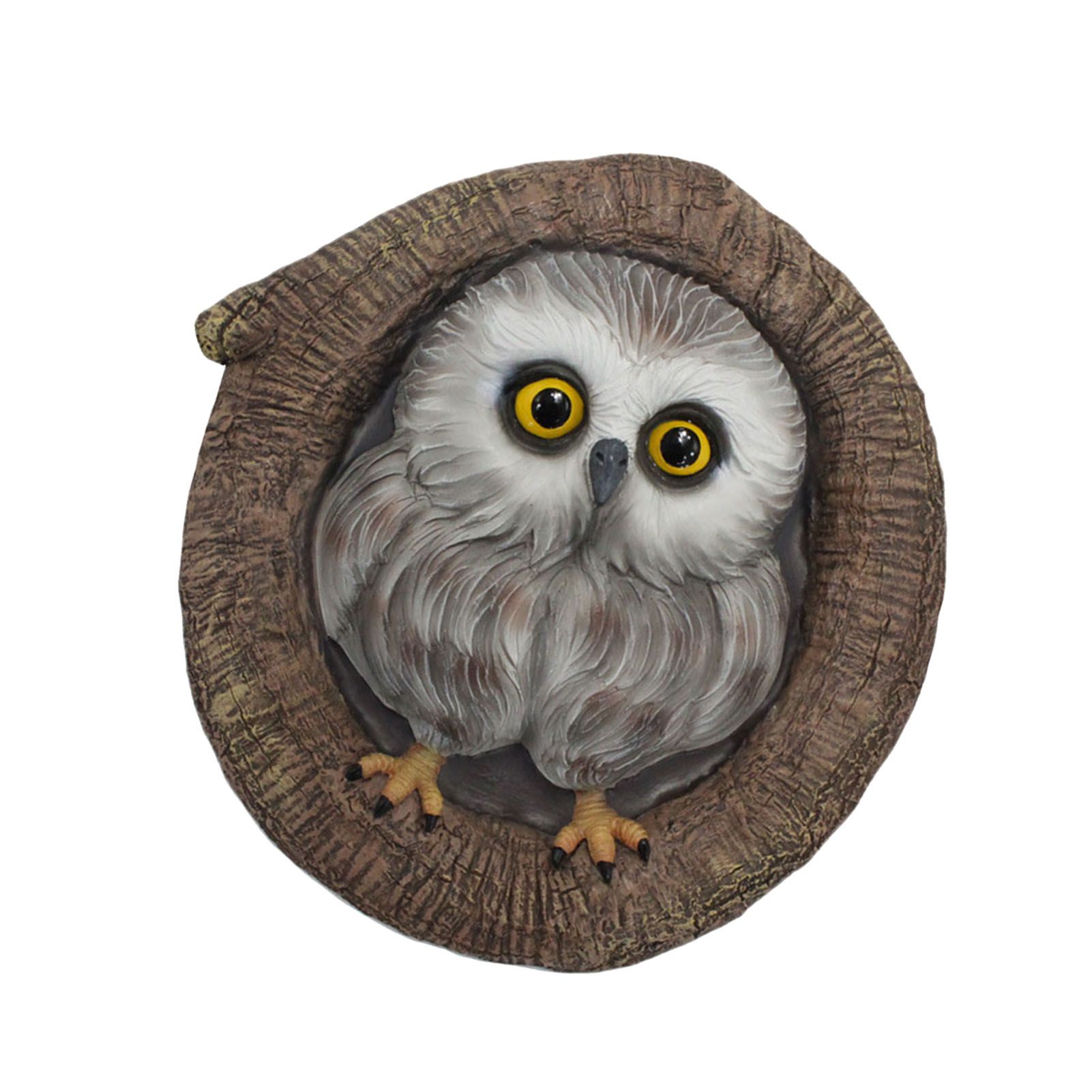 Tree Owl Statue Decoration Innovative Outdoor Garden Animal Tree Decoration view 4