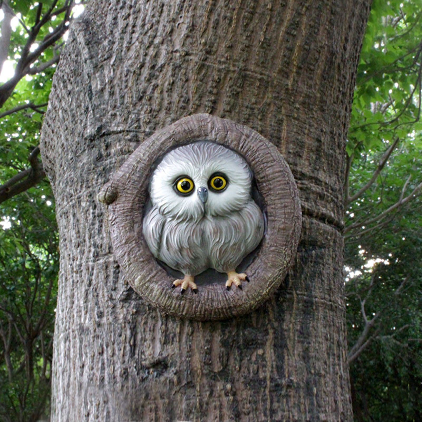 Tree Owl Statue Decoration Innovative Outdoor Garden Animal Tree Decoration view 8