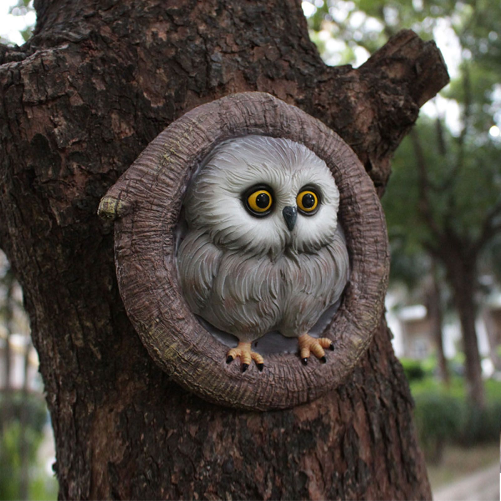 Tree Owl Statue Decoration Innovative Outdoor Garden Animal Tree Decoration view 9