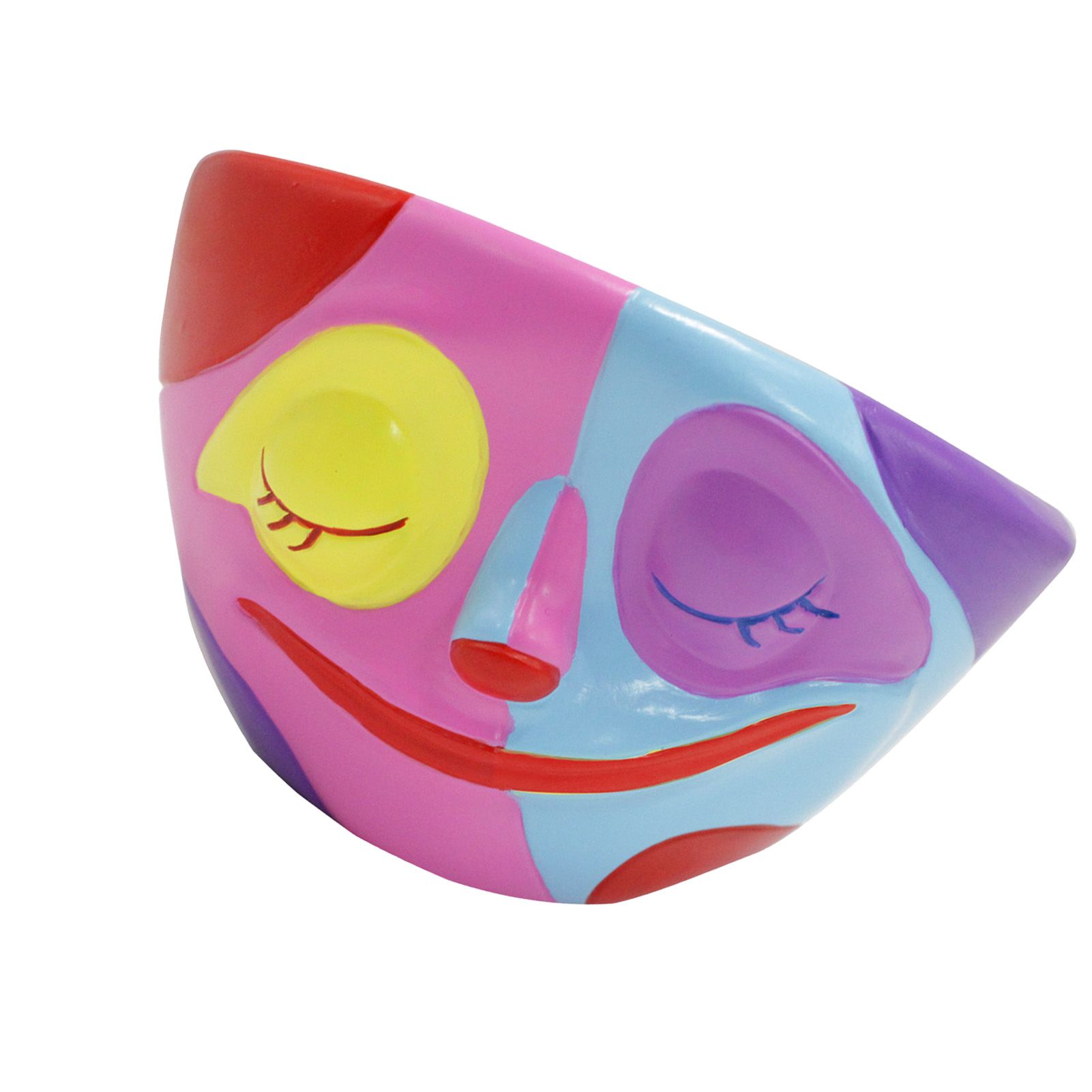 Face Succulent Planter Colorful Delicate Look Resin Flower Pot Home Decoration view 6
