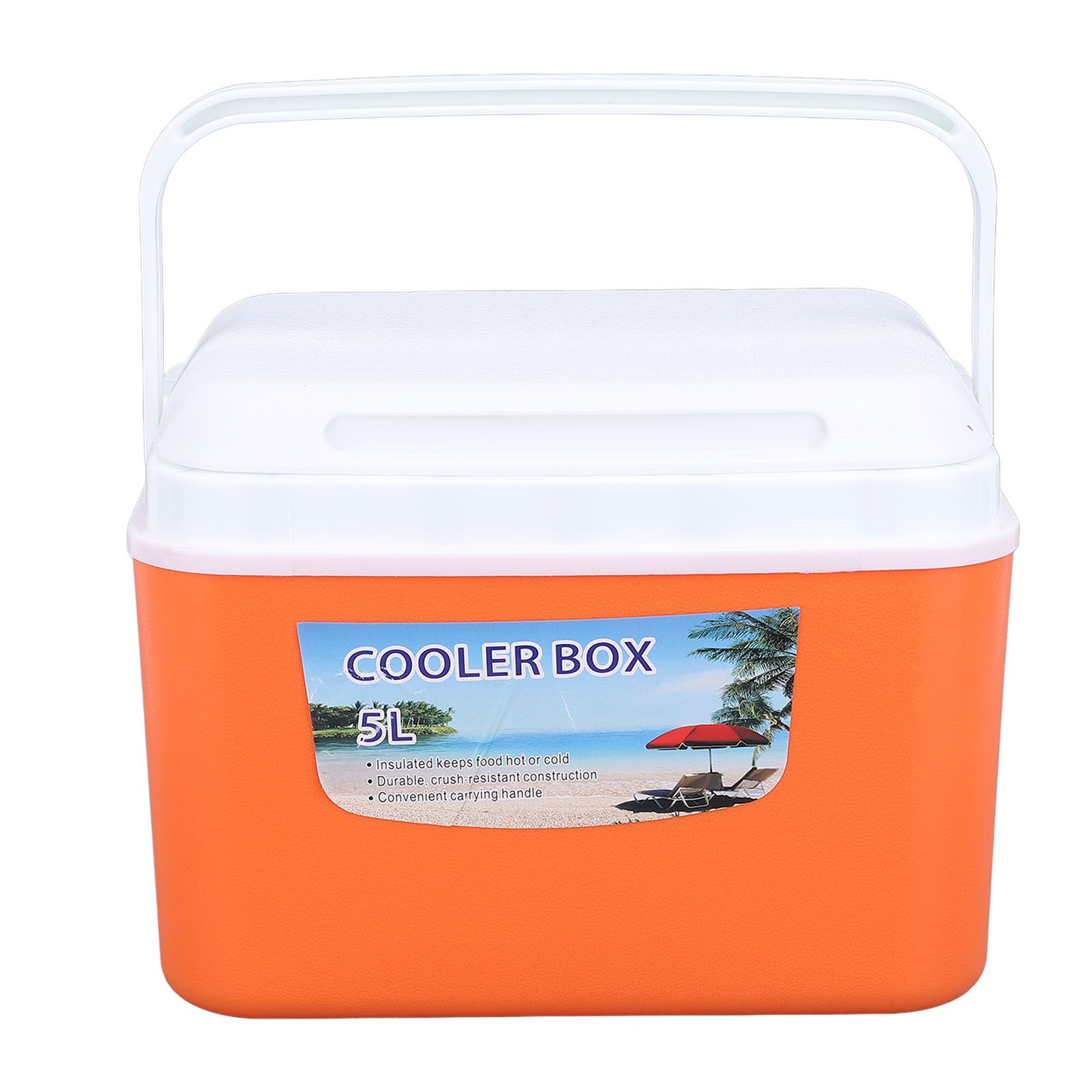 5L Portable Cooler Box Large Capacity Multifunctional Keeps Food Freshness and — image 1