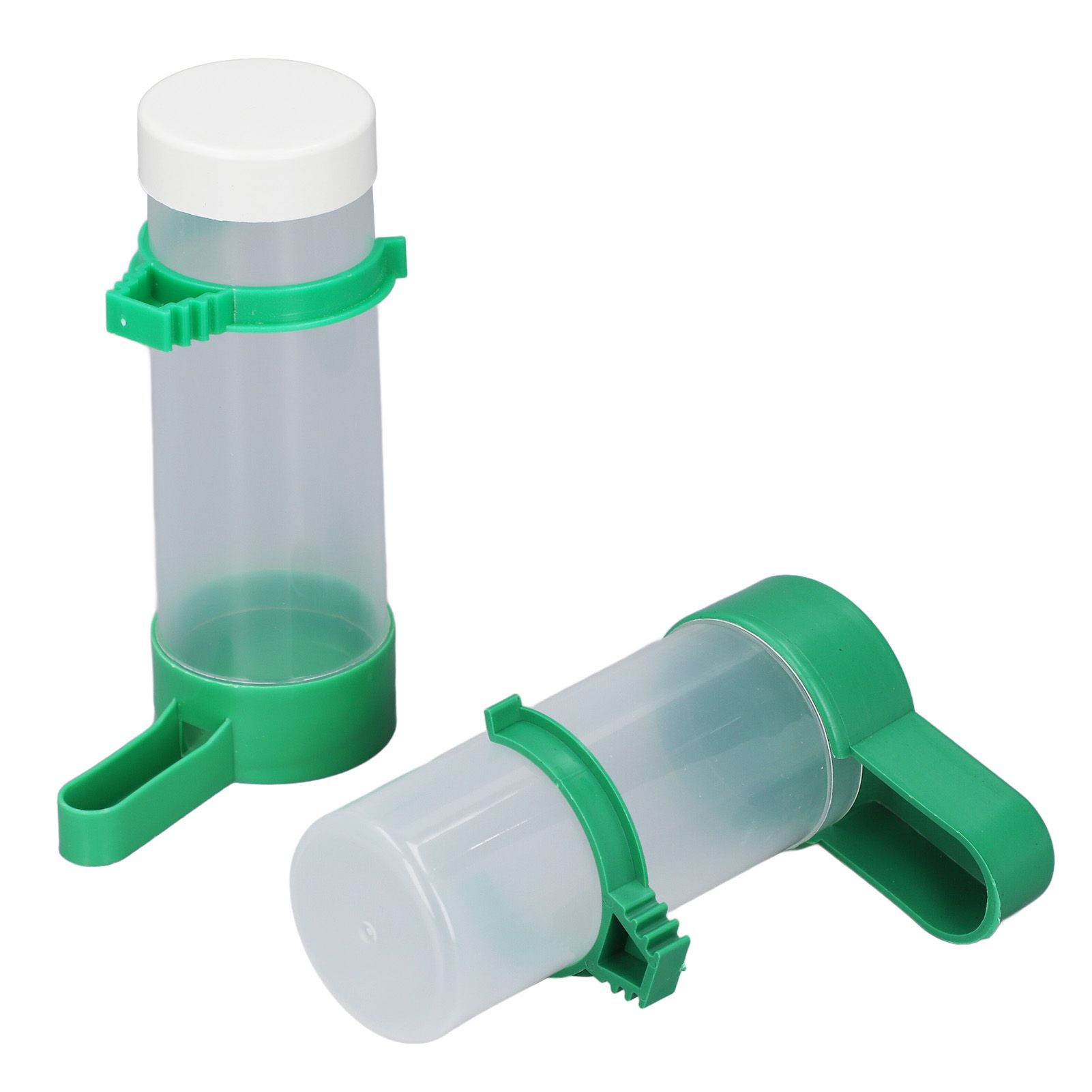10 Set Bird Cage Water Feeder Set 140ml Water Dispenser and 150ml Bird Food view 12