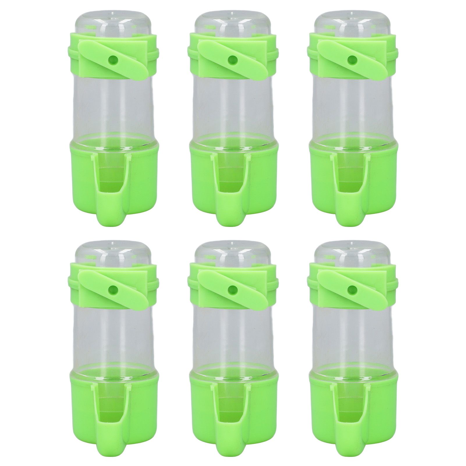 6pcs Birds Cage Water Feeder Professional Automatic Spill Proof Bird Water view 3