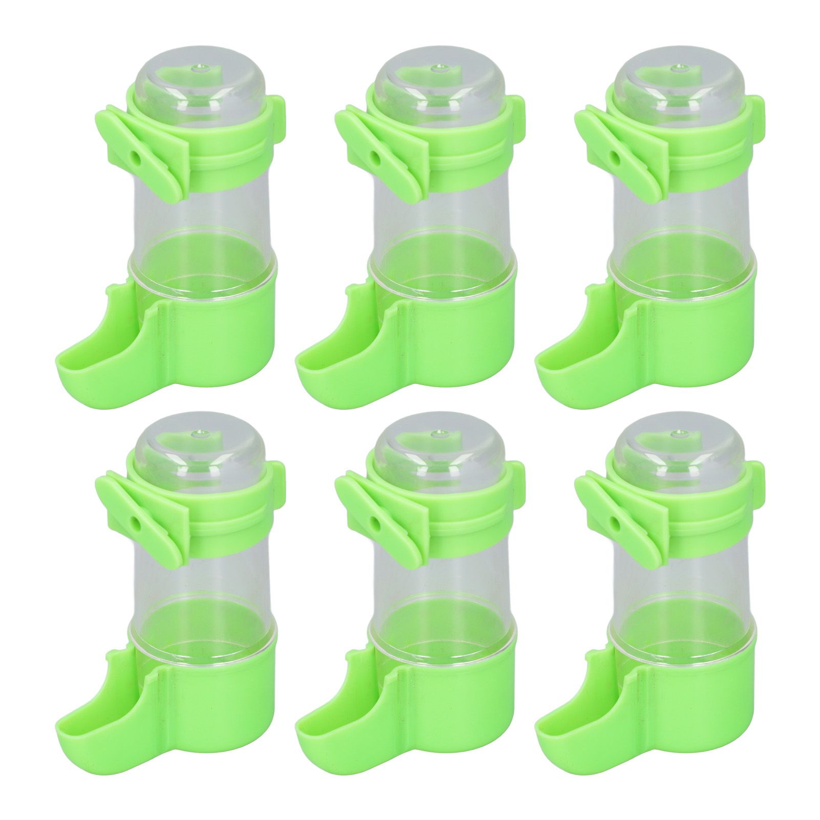 6pcs Birds Cage Water Feeder Professional Automatic Spill Proof Bird Water view 4