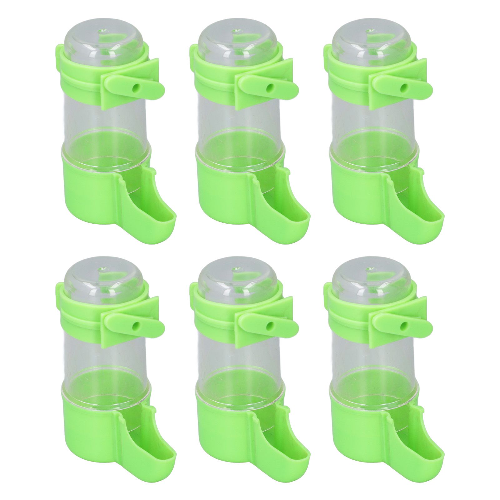 6pcs Birds Cage Water Feeder Professional Automatic Spill Proof Bird Water view 9