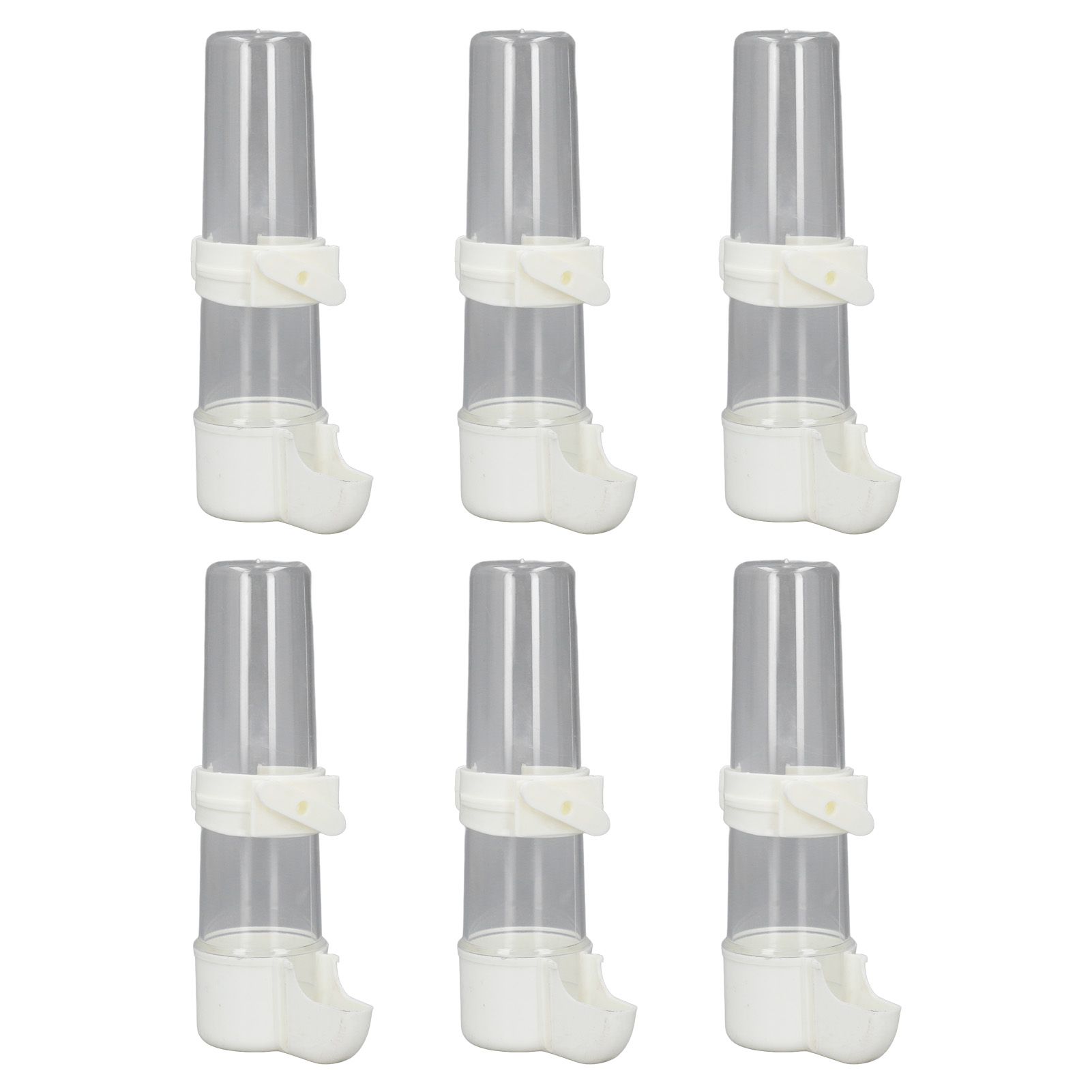 6pcs Birds Cage Water Feeder Professional Automatic Spill Proof Bird Water view 8