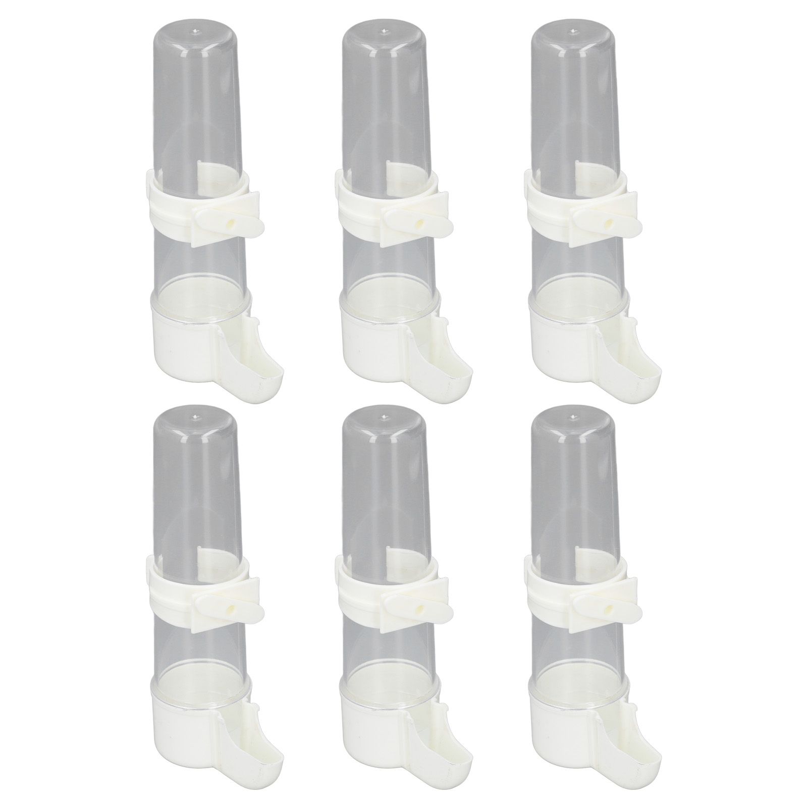 6pcs Birds Cage Water Feeder Professional Automatic Spill Proof Bird Water view 9