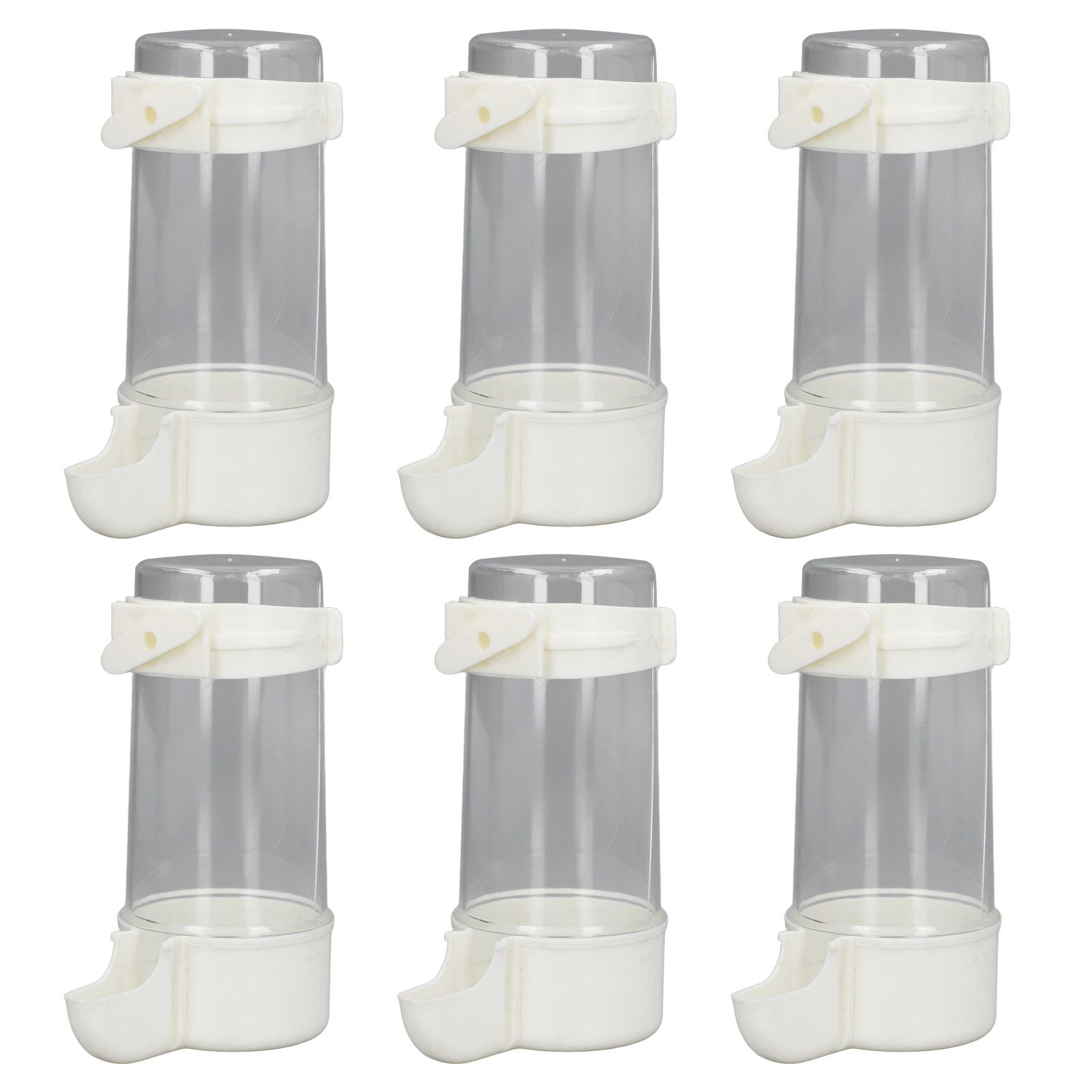6pcs Birds Cage Water Feeder Professional Automatic Spill Proof Bird Water view 6