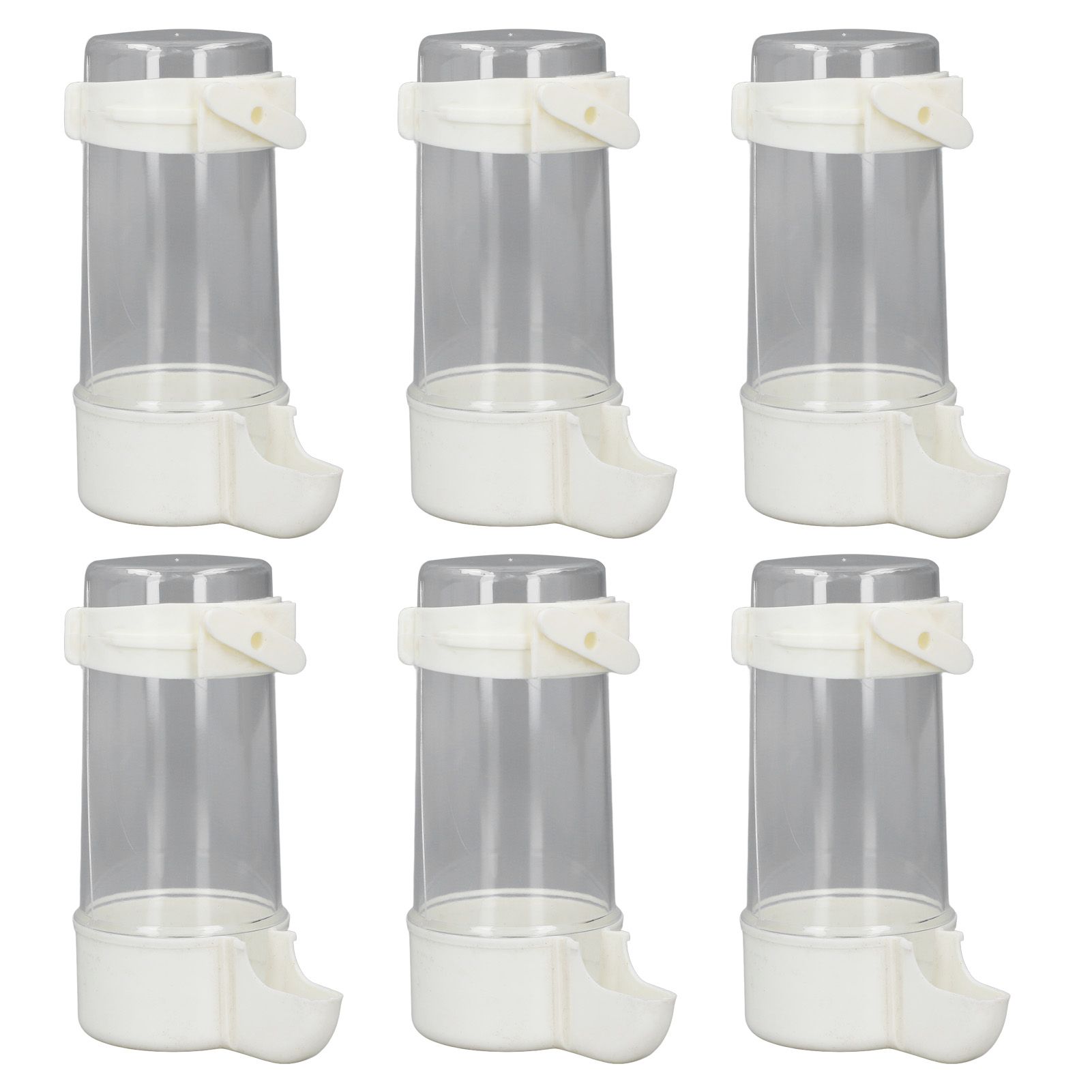 6pcs Birds Cage Water Feeder Professional Automatic Spill Proof Bird Water view 8