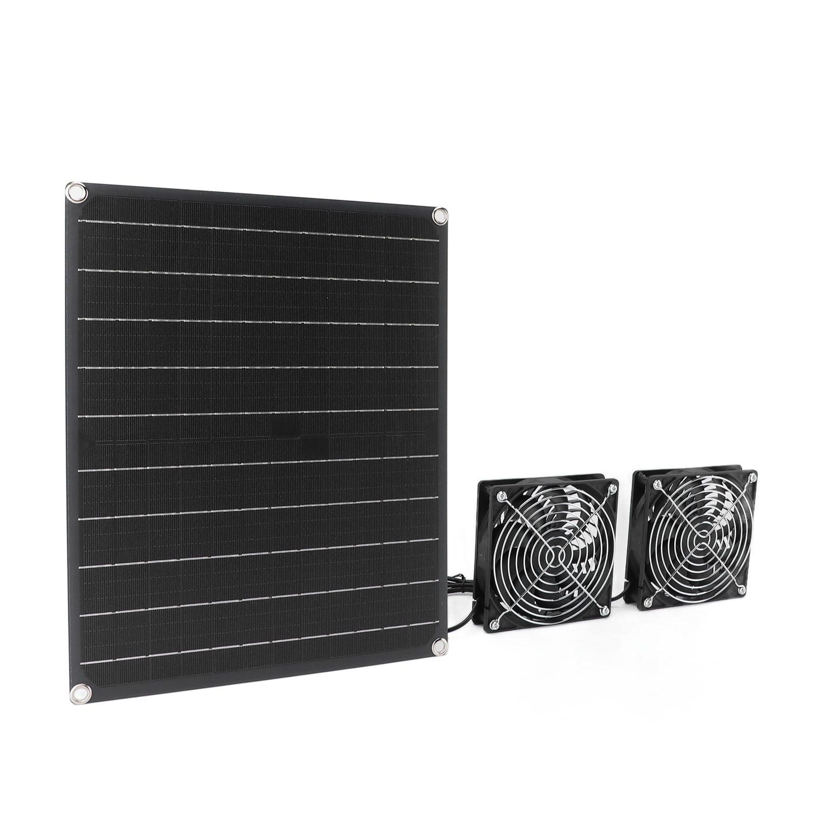 Solar Exhaust Fan IPX7 Waterproof Monocrystalline 15W 12V Solar Panel view 6