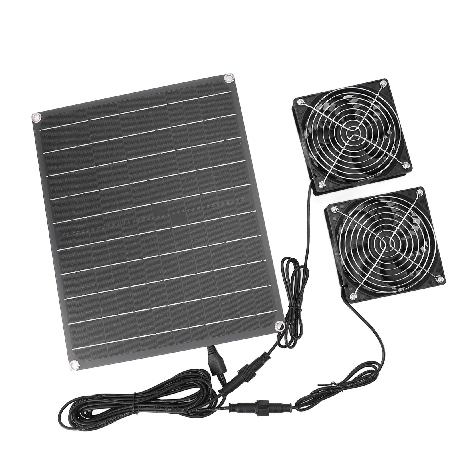 Solar Exhaust Fan IPX7 Waterproof Monocrystalline 15W 12V Solar Panel view 11