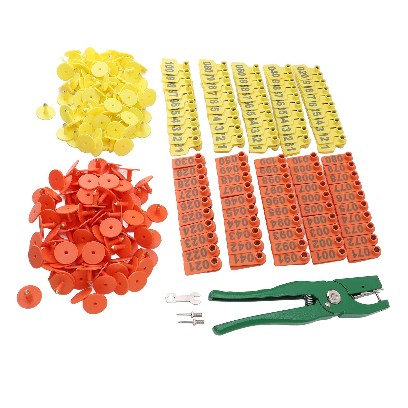 Ear Tag and Pliers Set Livestock Ear Tag Applicator and Bright Colors Cattle view 4