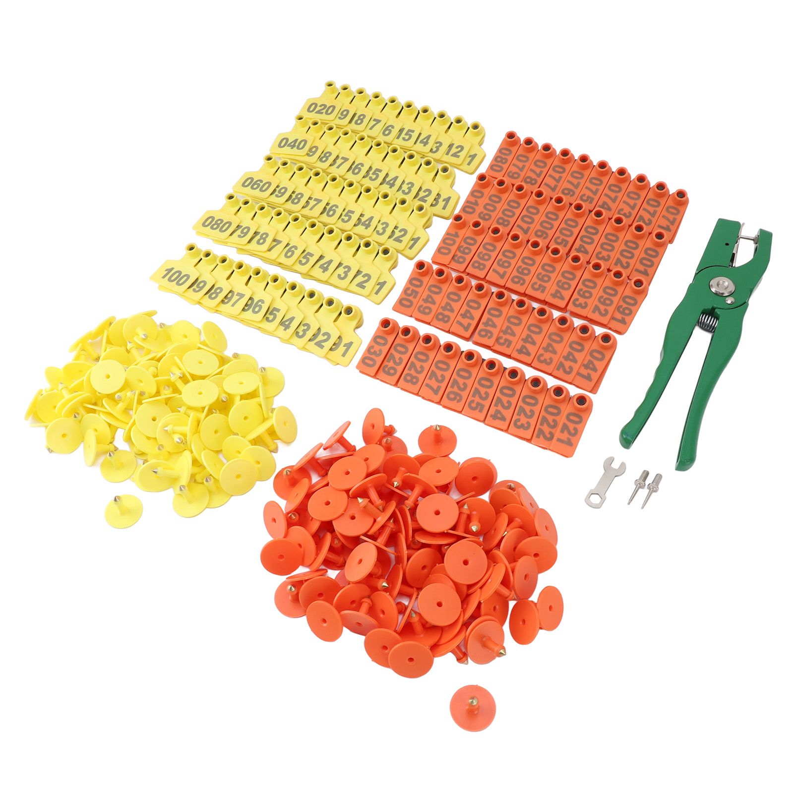 Ear Tag and Pliers Set Livestock Ear Tag Applicator and Bright Colors Cattle view 9