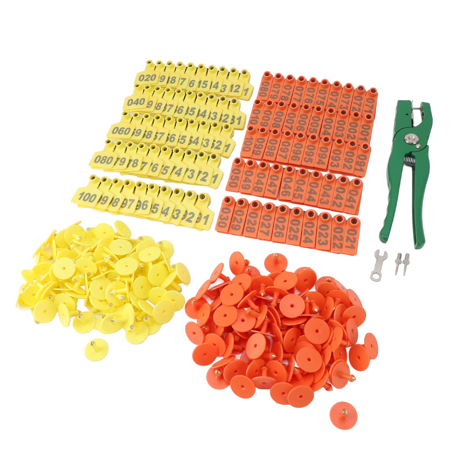 Ear Tag and Pliers Set Livestock Ear Tag Applicator and Bright Colors Cattle view 10