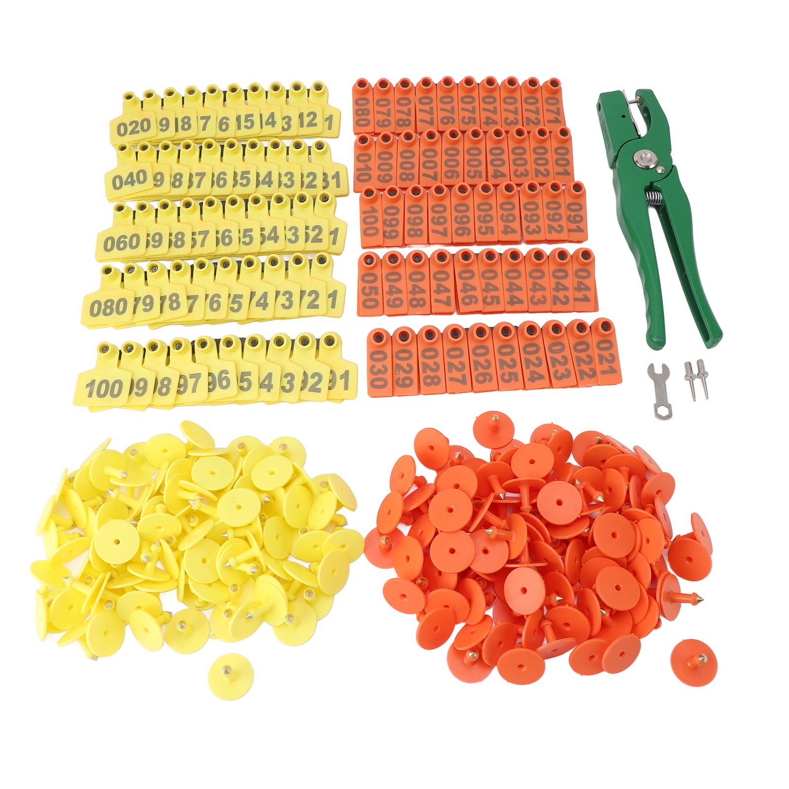 Ear Tag and Pliers Set Livestock Ear Tag Applicator and Bright Colors Cattle view 11