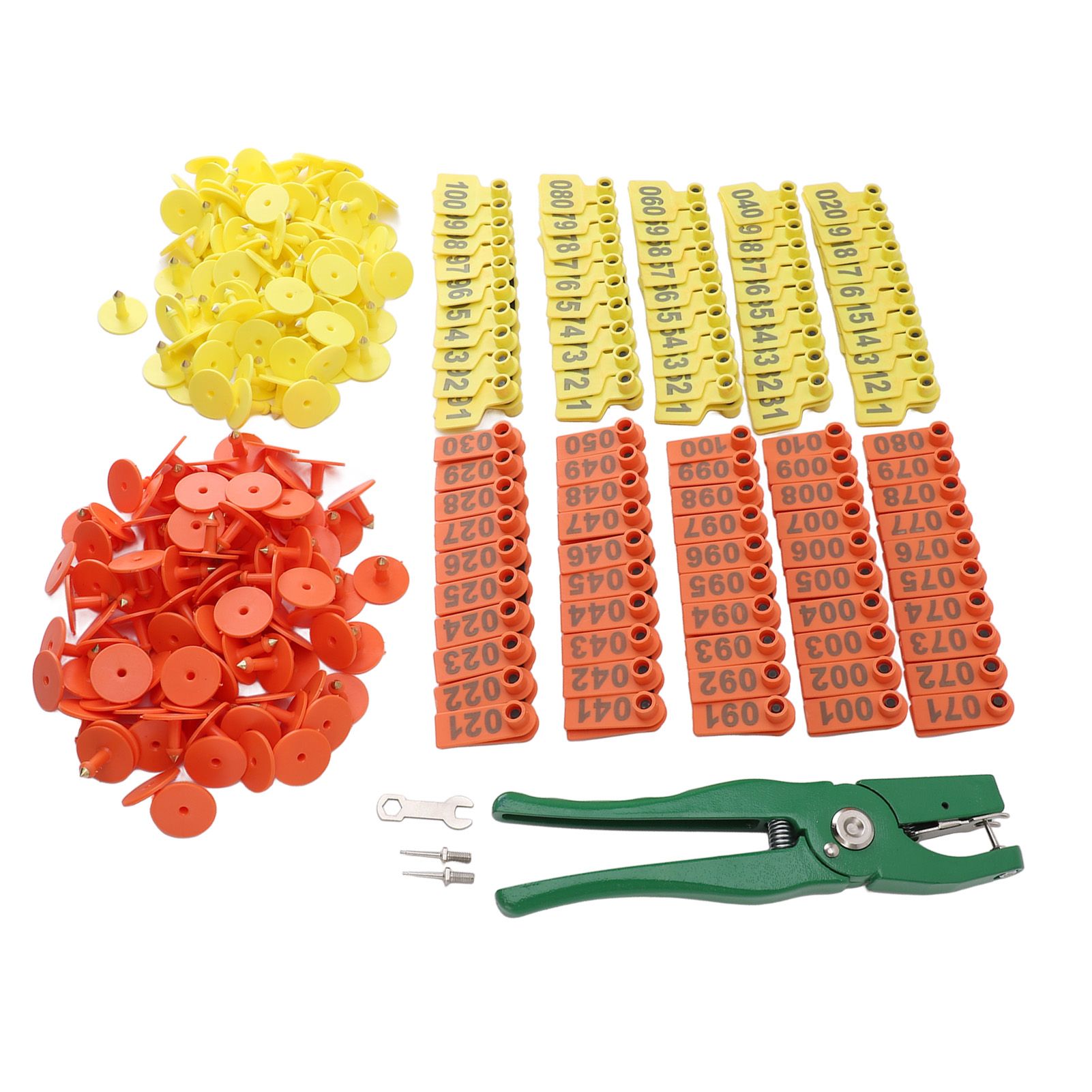 Ear Tag and Pliers Set Livestock Ear Tag Applicator and Bright Colors Cattle view 12