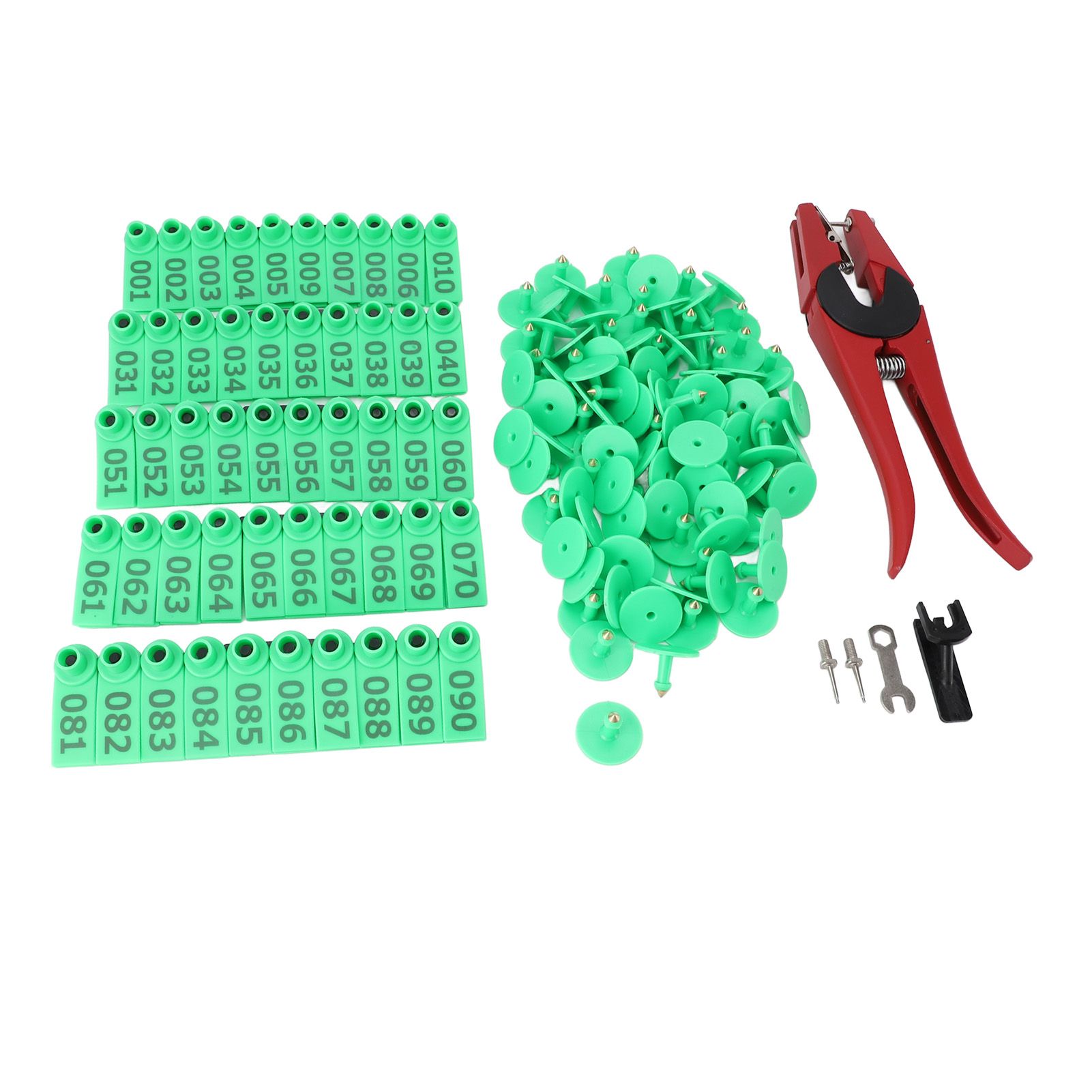 Ear Tag and Pliers Set Livestock Ear Tag Applicator and Bright Colors Cattle view 8