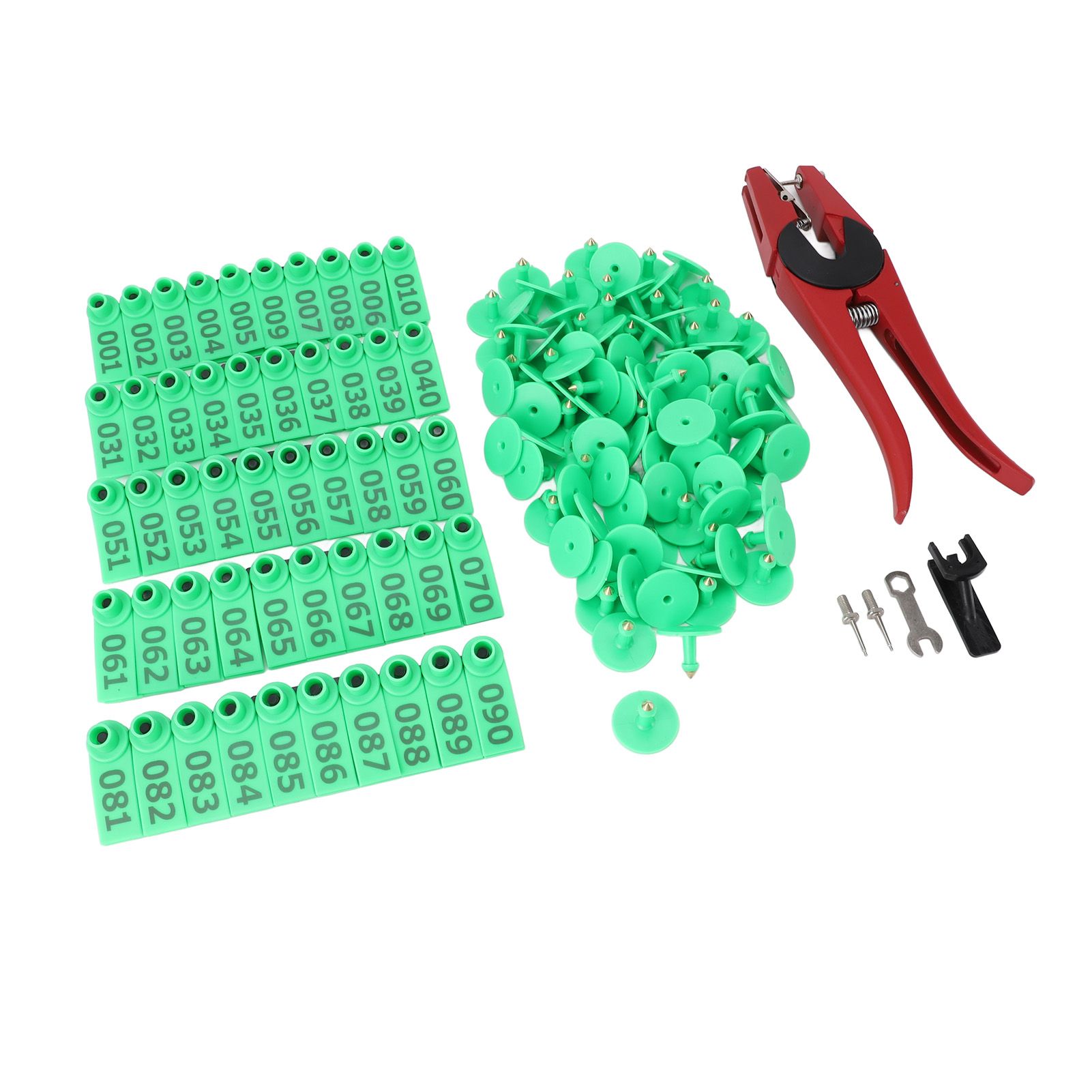 Ear Tag and Pliers Set Livestock Ear Tag Applicator and Bright Colors Cattle view 9