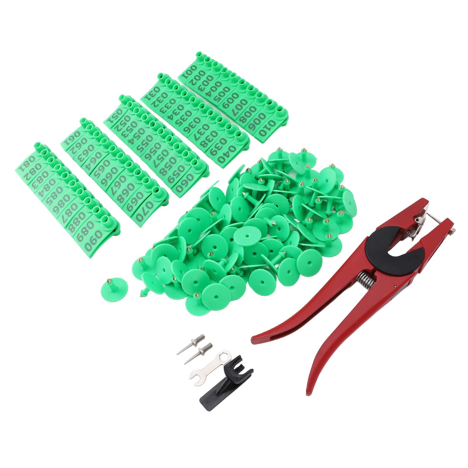 Ear Tag and Pliers Set Livestock Ear Tag Applicator and Bright Colors Cattle view 11