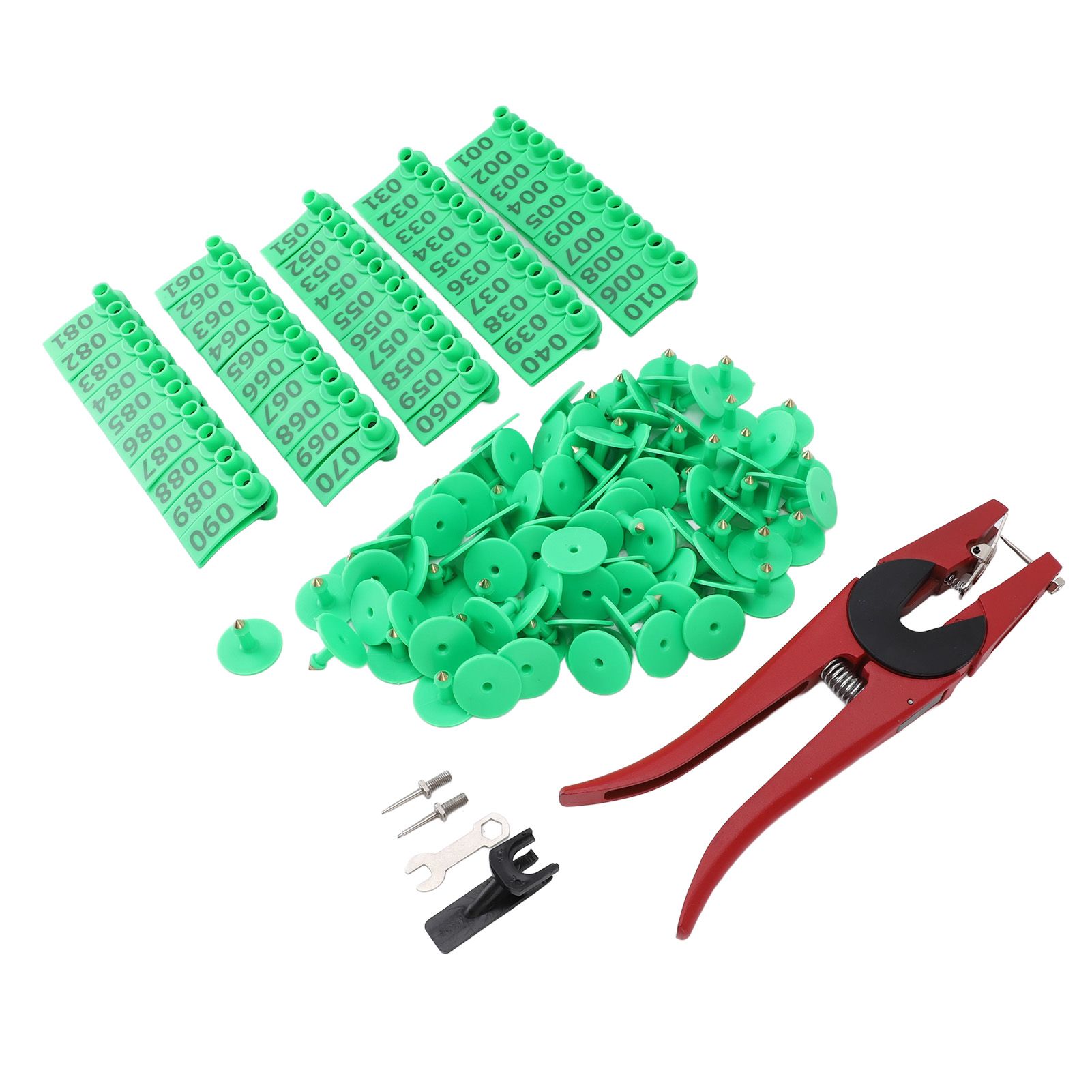 Ear Tag and Pliers Set Livestock Ear Tag Applicator and Bright Colors Cattle view 12
