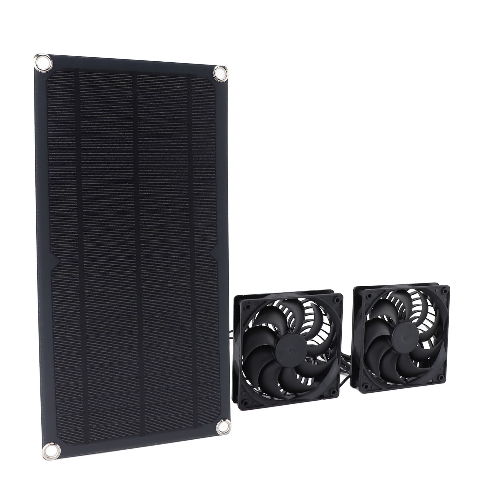 Solar Panel Exhaust Fan Kit 10W Monocrystalline Silent Automatic Charging view 10