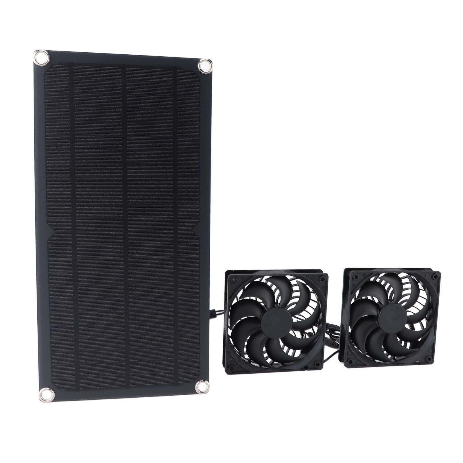 Solar Panel Exhaust Fan Kit 10W Monocrystalline Silent Automatic Charging view 11
