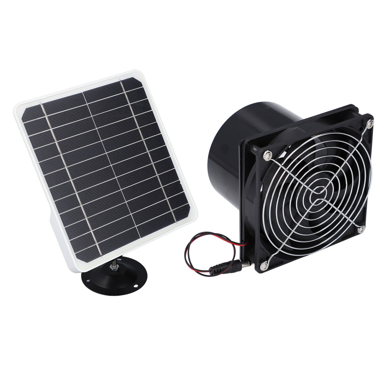 6.5 Inch Solar Powered Exhaust Fan 50W 12V ABS Monocrystalline Silicon Solar view 6