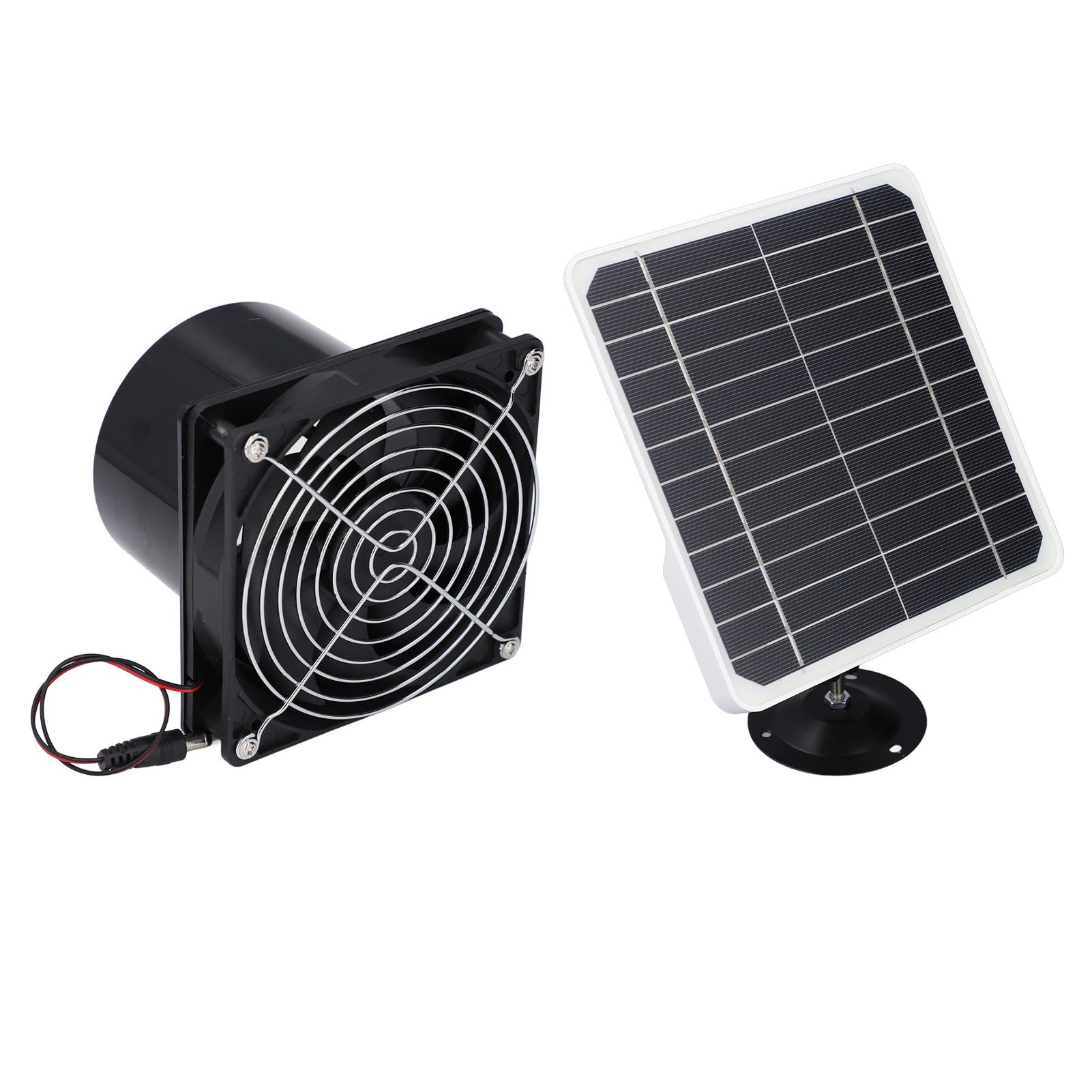6.5 Inch Solar Powered Exhaust Fan 50W 12V ABS Monocrystalline Silicon Solar view 8