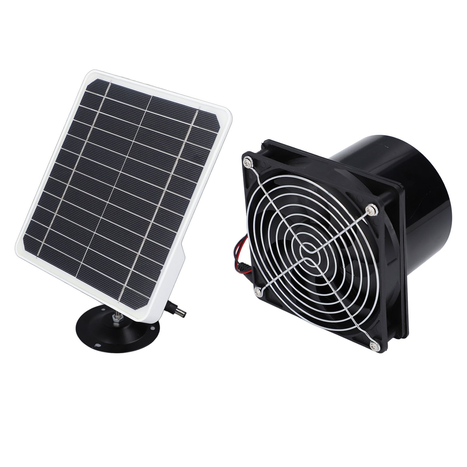 6.5 Inch Solar Powered Exhaust Fan 50W 12V ABS Monocrystalline Silicon Solar view 9