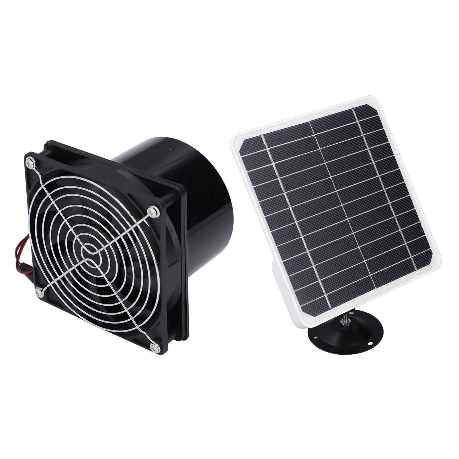6.5 Inch Solar Powered Exhaust Fan 50W 12V ABS Monocrystalline Silicon Solar view 10