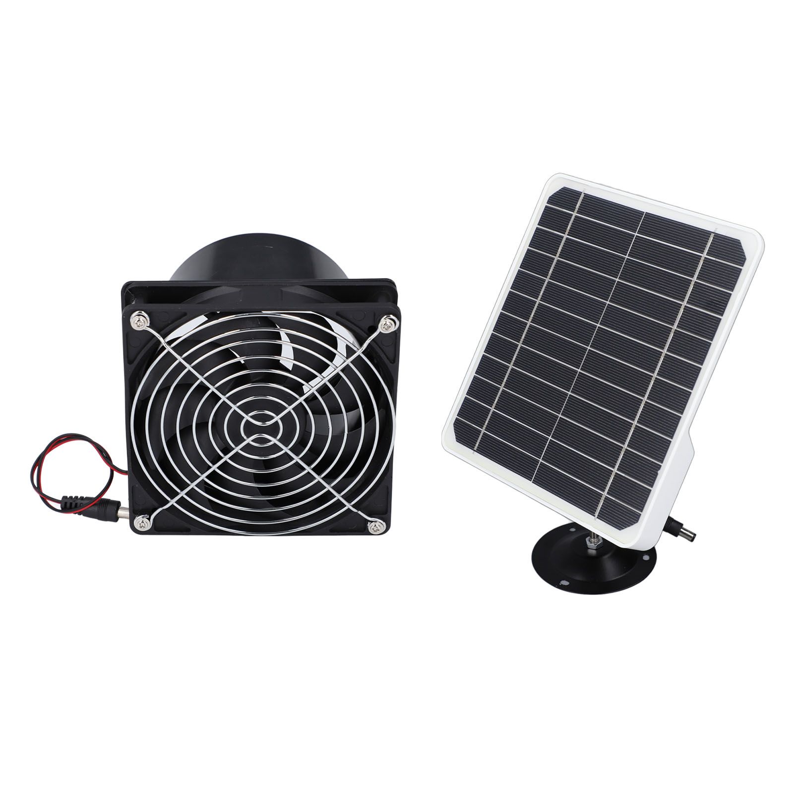 6.5 Inch Solar Powered Exhaust Fan 50W 12V ABS Monocrystalline Silicon Solar view 11