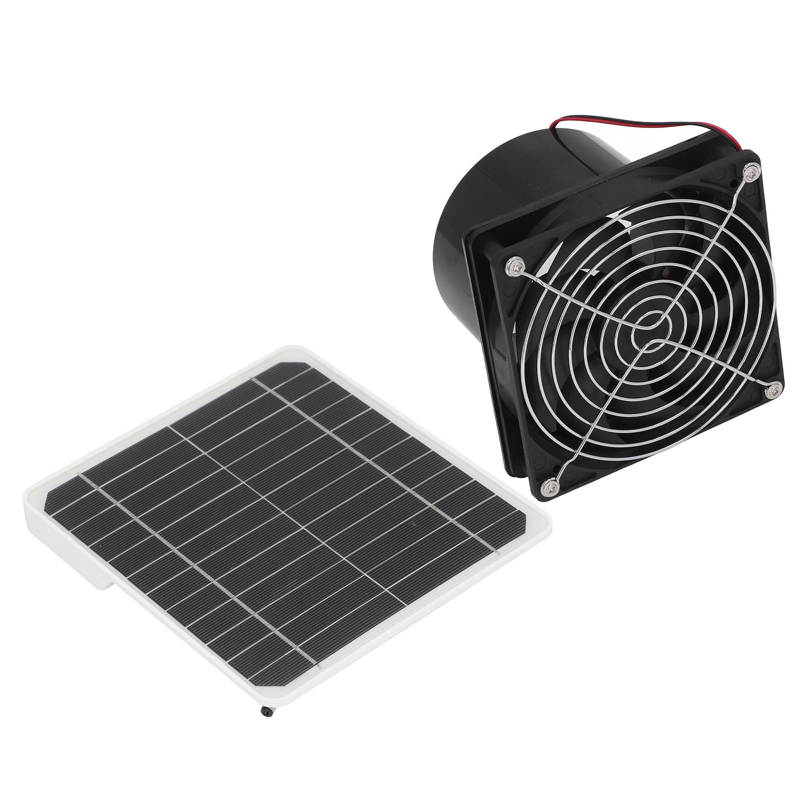 Solar Powered Exhaust Fan Monocrystalline 50W 12V 6.5 Inch Solar Panel Fan Kit view 6