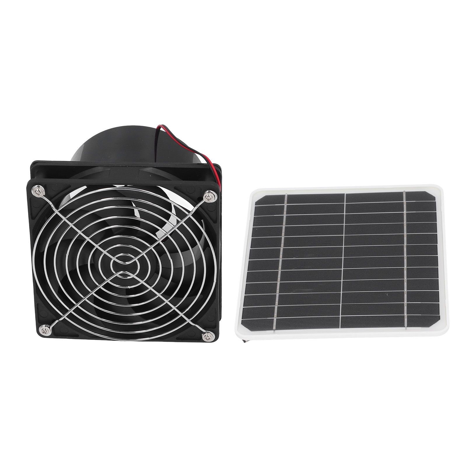 Solar Powered Exhaust Fan Monocrystalline 50W 12V 6.5 Inch Solar Panel Fan Kit view 8