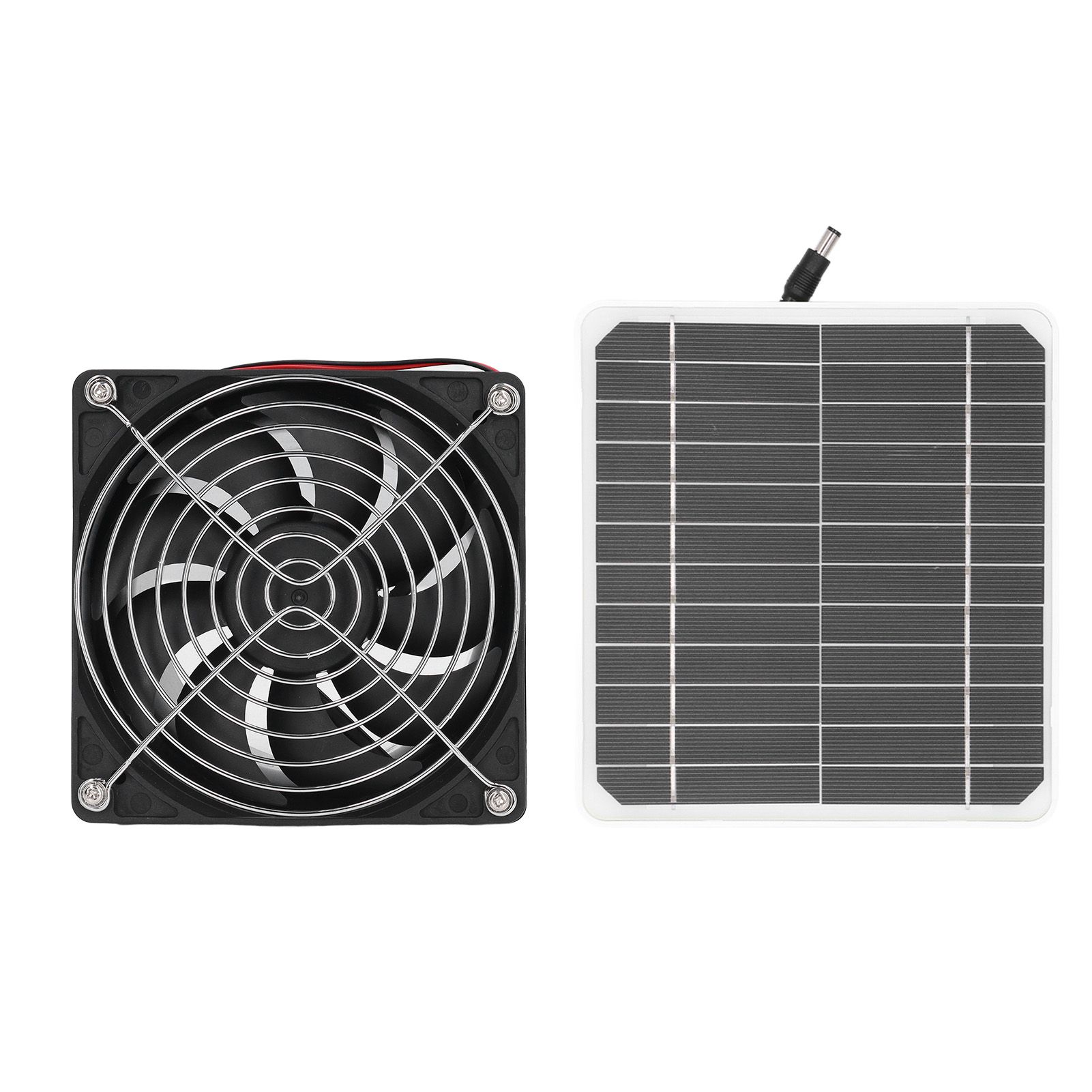 Solar Powered Exhaust Fan Monocrystalline 50W 12V 6.5 Inch Solar Panel Fan Kit view 9