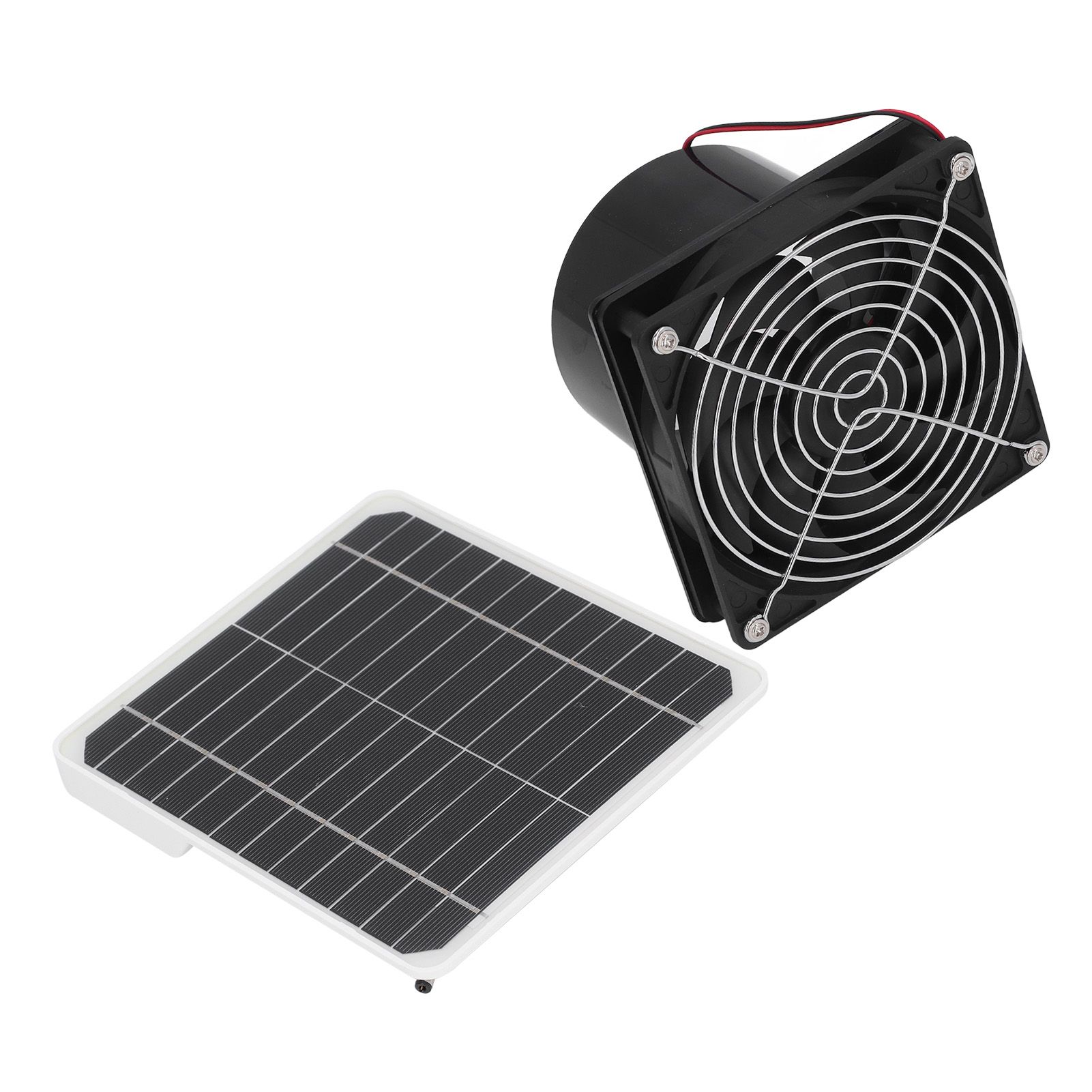 Solar Powered Exhaust Fan Monocrystalline 50W 12V 6.5 Inch Solar Panel Fan Kit view 10