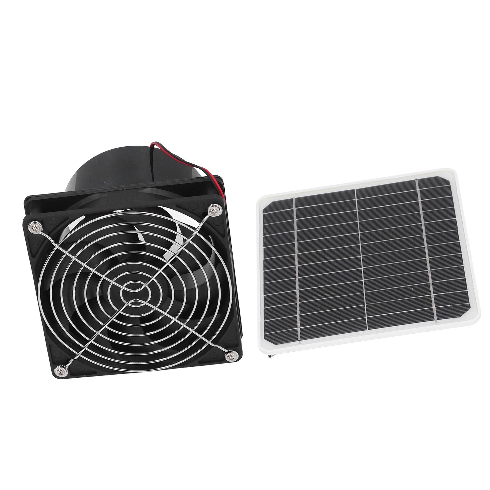 Solar Powered Exhaust Fan Monocrystalline 50W 12V 6.5 Inch Solar Panel Fan Kit view 11