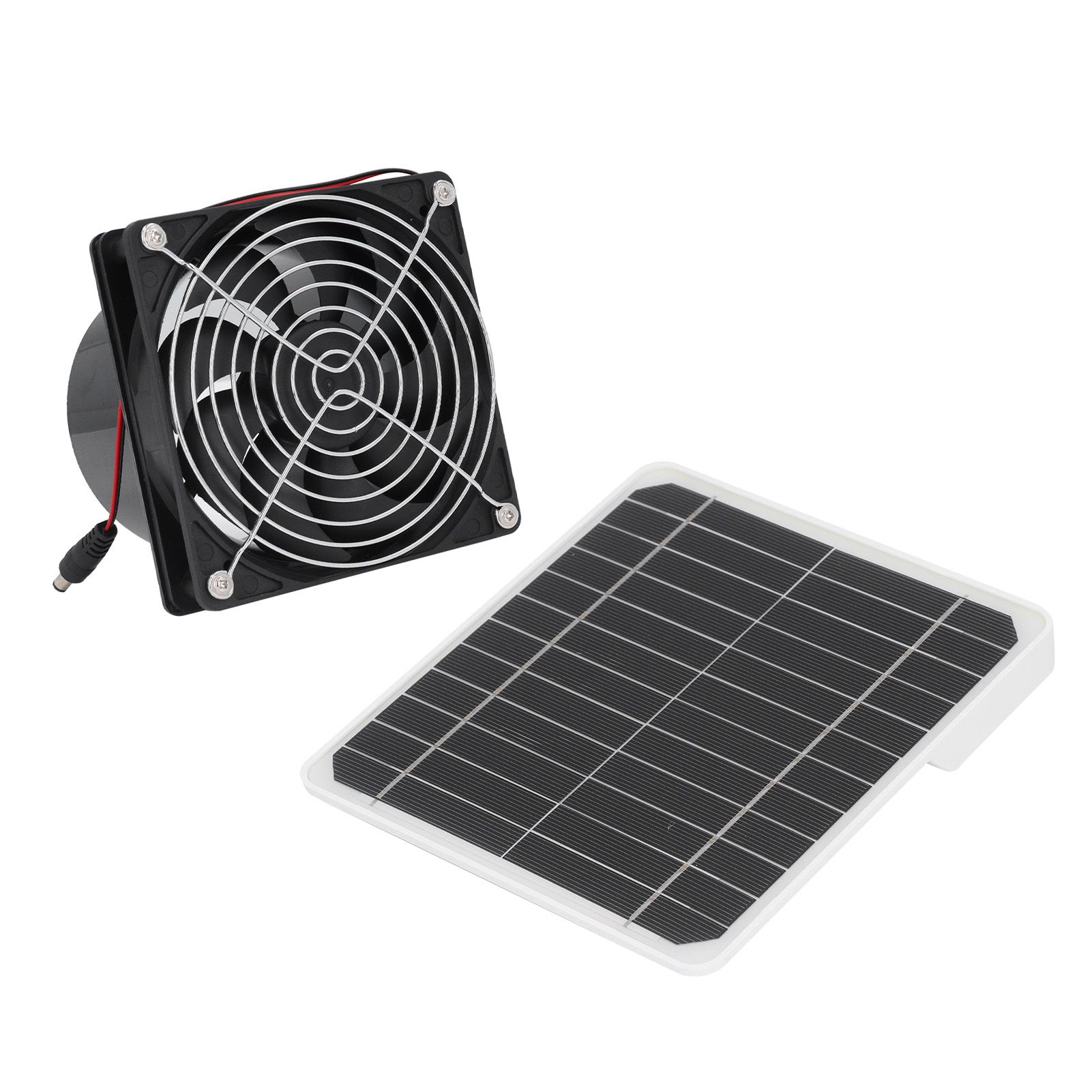 Solar Powered Exhaust Fan Monocrystalline 50W 12V 6.5 Inch Solar Panel Fan Kit view 12