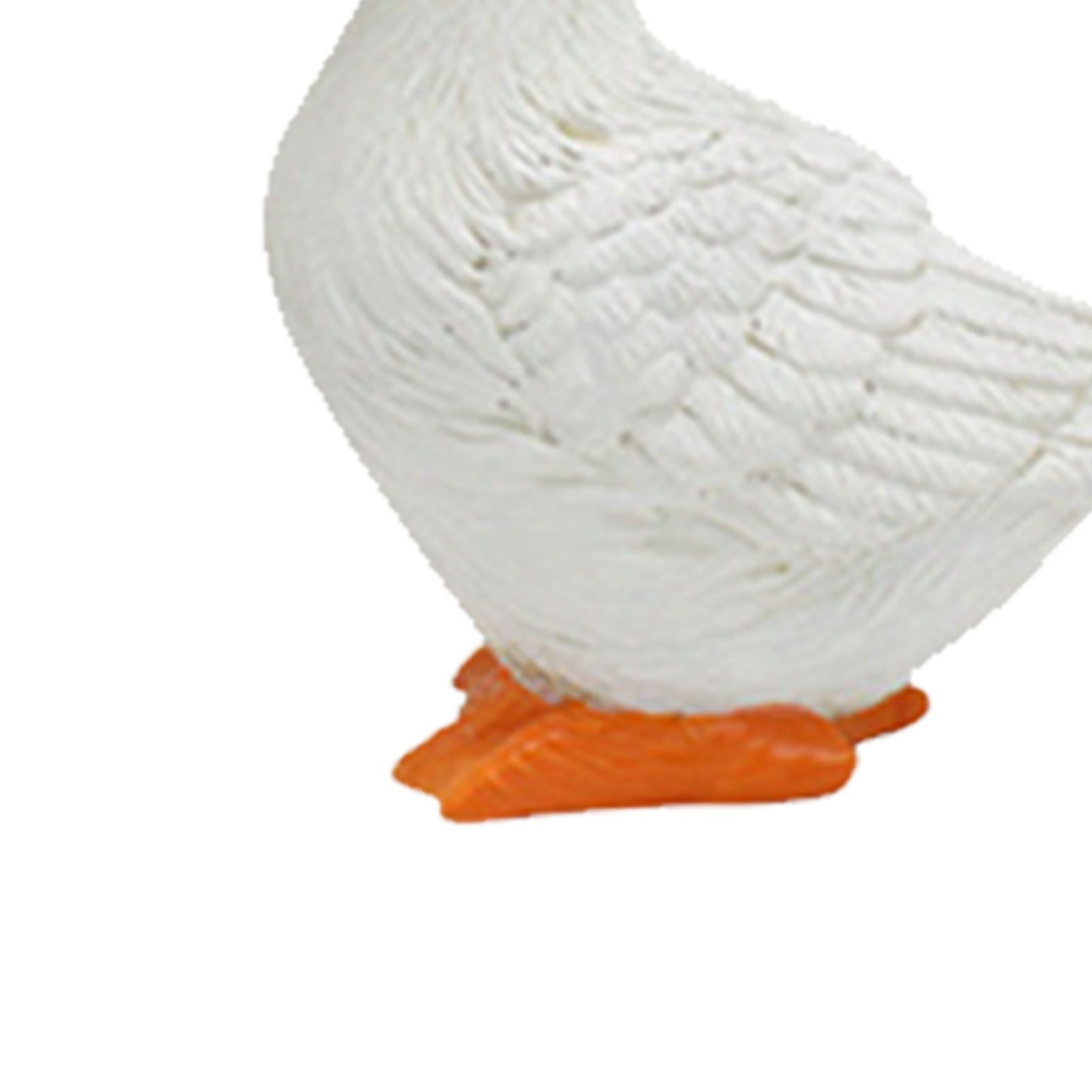 Funny Simulated Goose Resin Statue Goose Family Statues Animal Ornament Decor view 5
