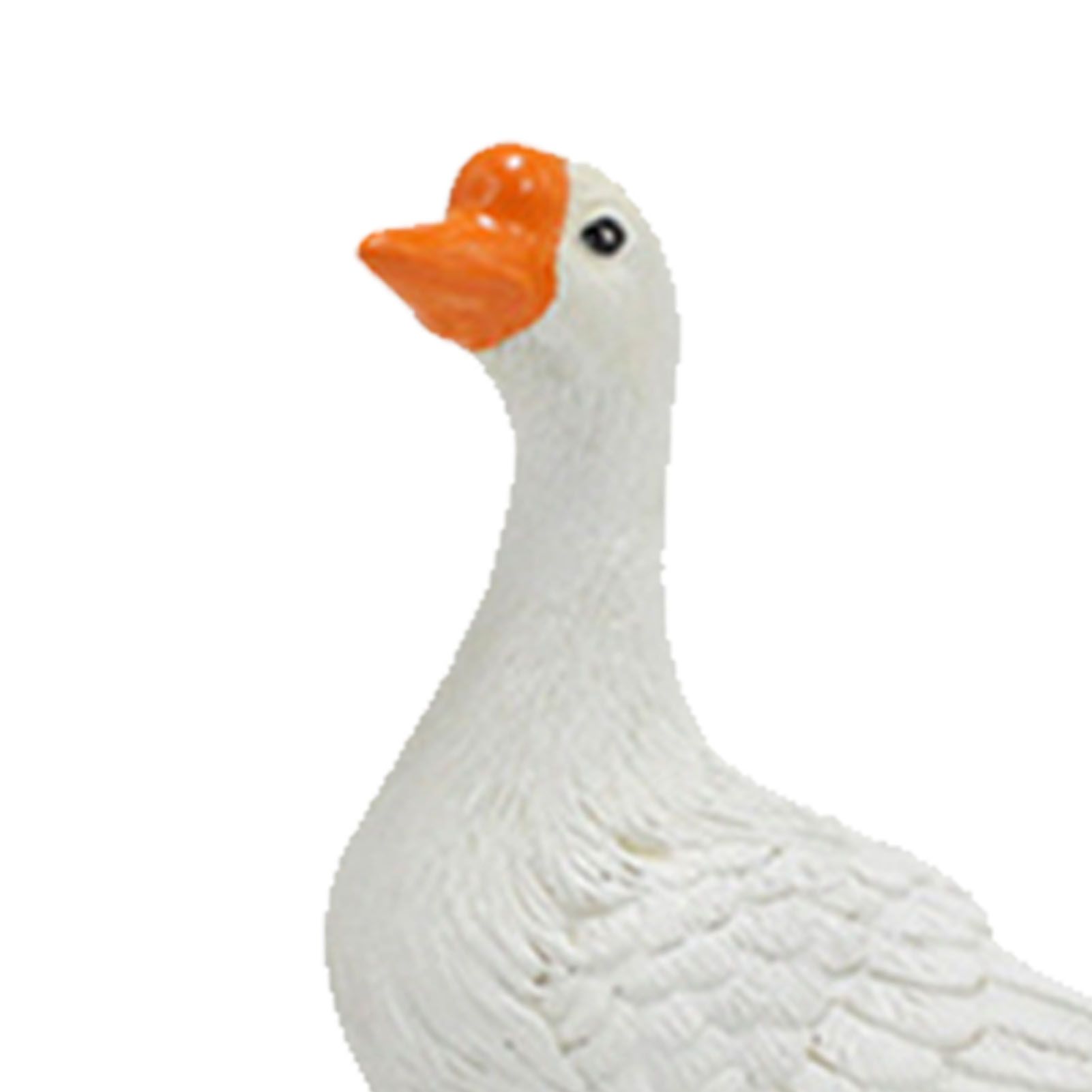 Funny Simulated Goose Resin Statue Goose Family Statues Animal Ornament Decor view 7