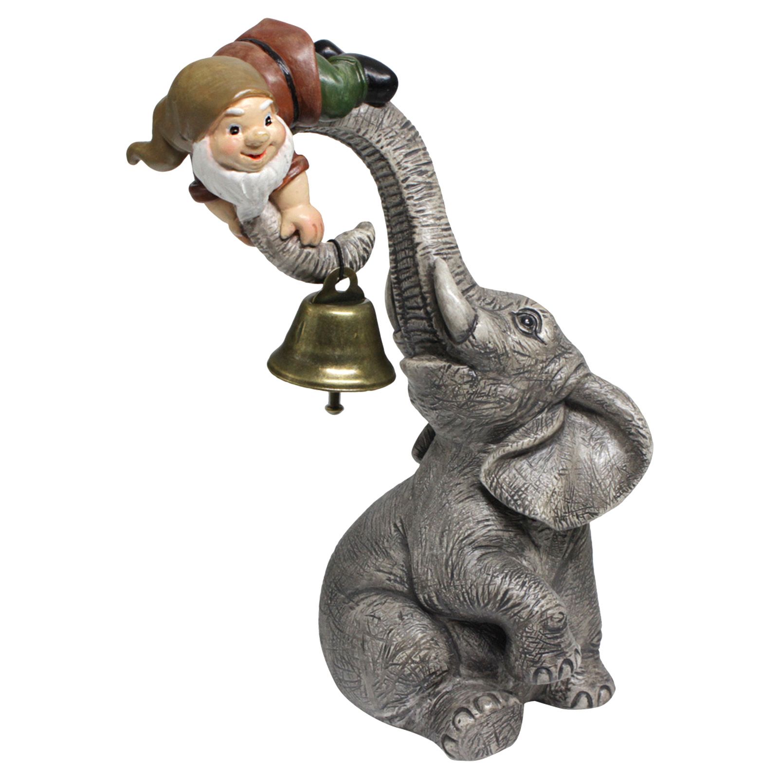Outdoor Elephant Figurine Resin Delicate Look Exquisite Details Statue view 2