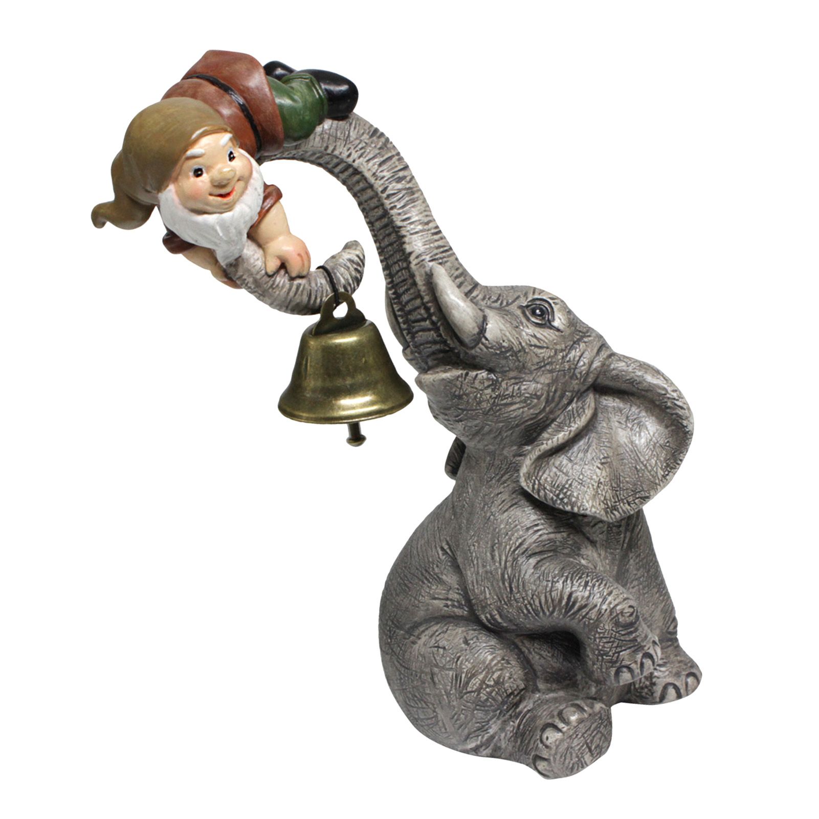 Outdoor Elephant Figurine Resin Delicate Look Exquisite Details Statue view 3