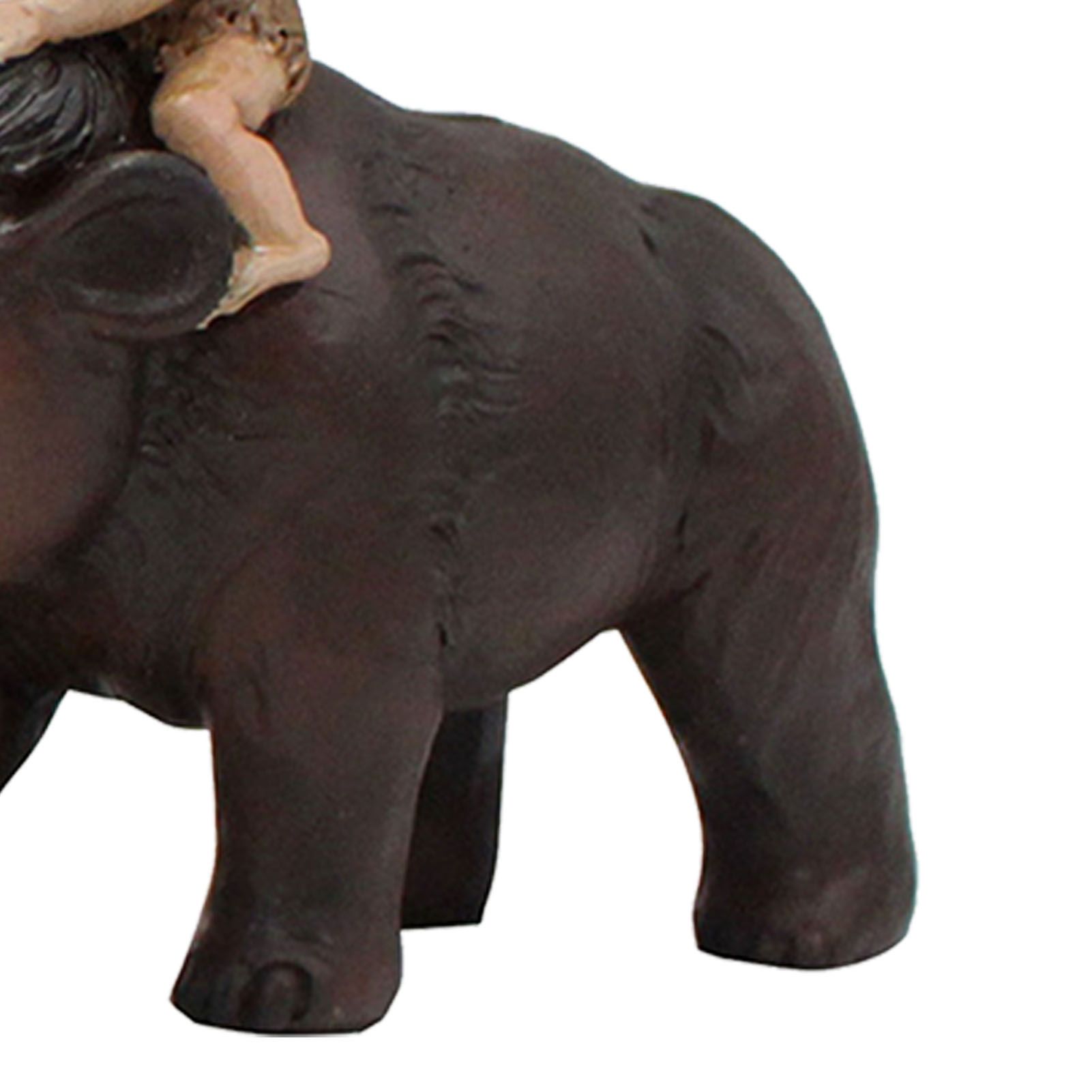 Woolly Mammoth Wildman Statue Resin Miniature Human Figurine for Outdoor view 5