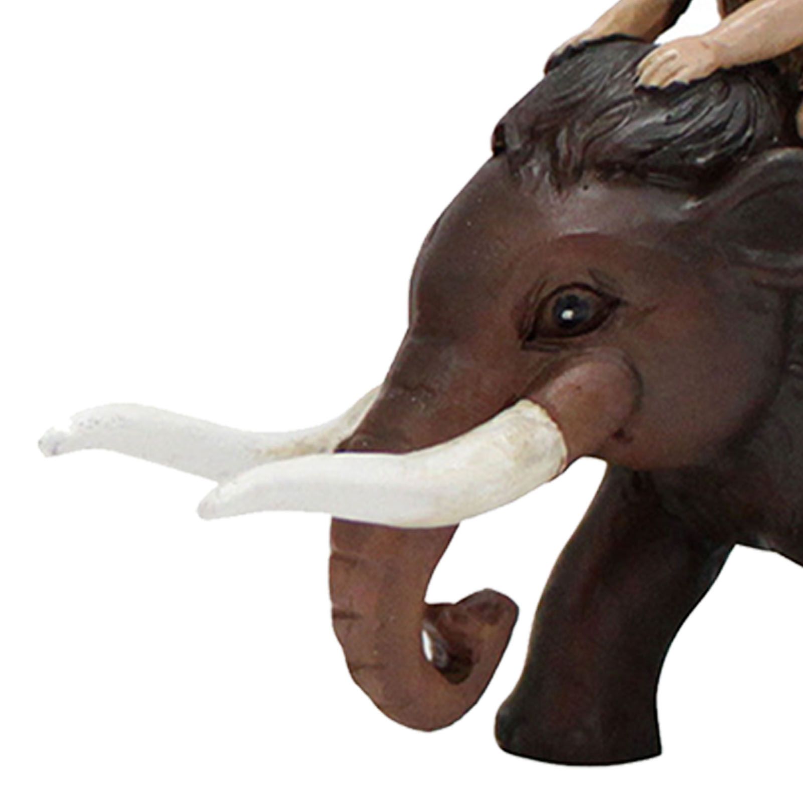 Woolly Mammoth Wildman Statue Resin Miniature Human Figurine for Outdoor view 7