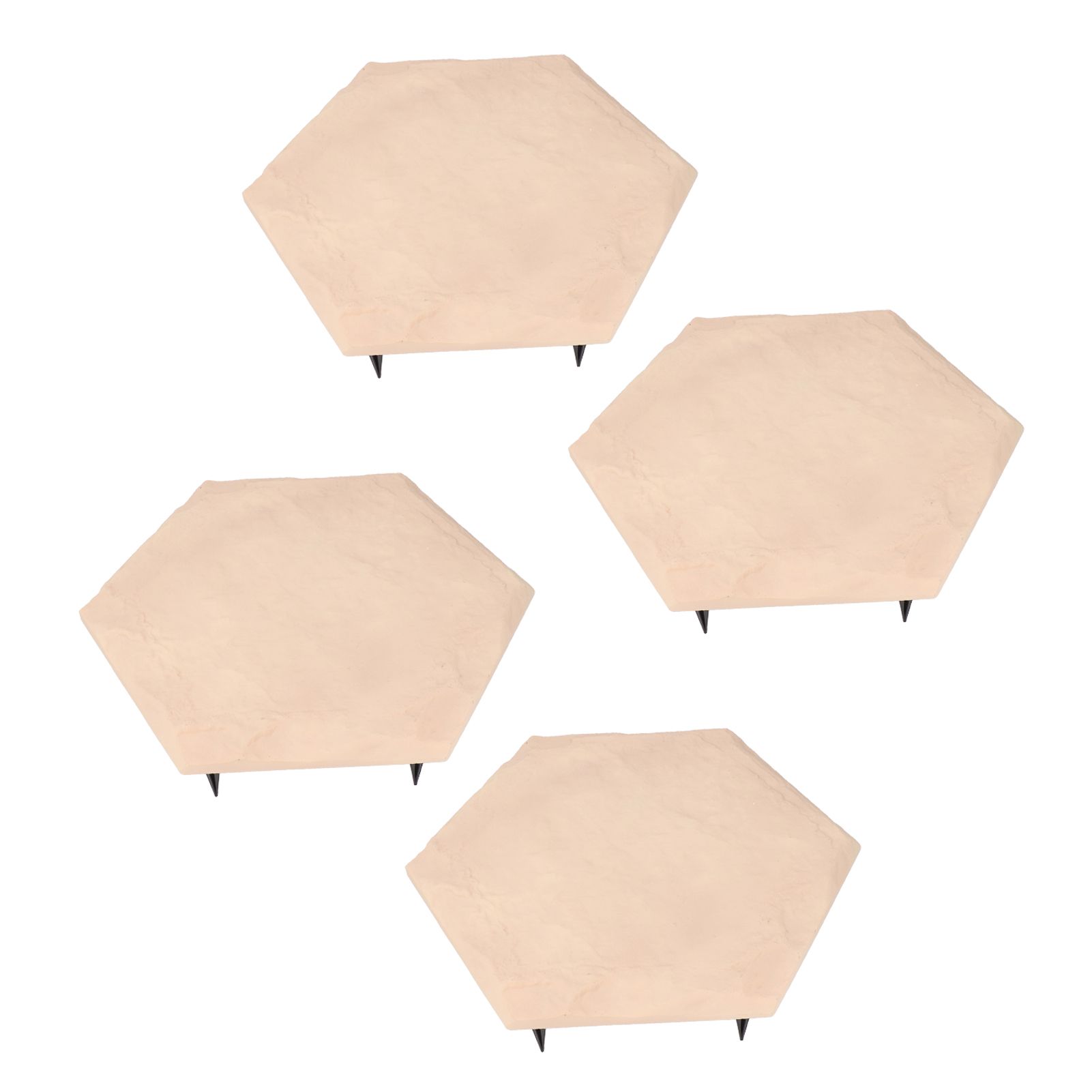 4pcs Stepping Stones Outdoor with 24pcs Ground Stakes Weather Resistant view 8