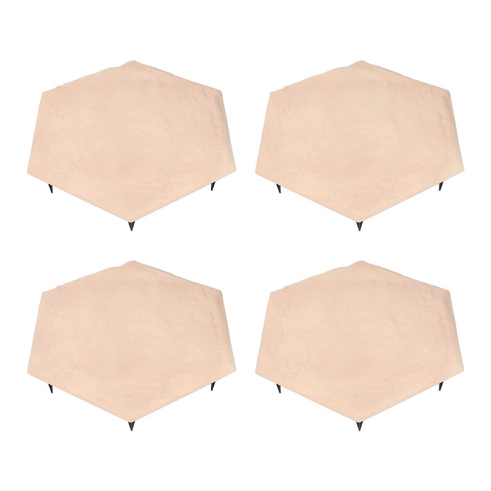 4pcs Stepping Stones Outdoor with 24pcs Ground Stakes Weather Resistant view 11